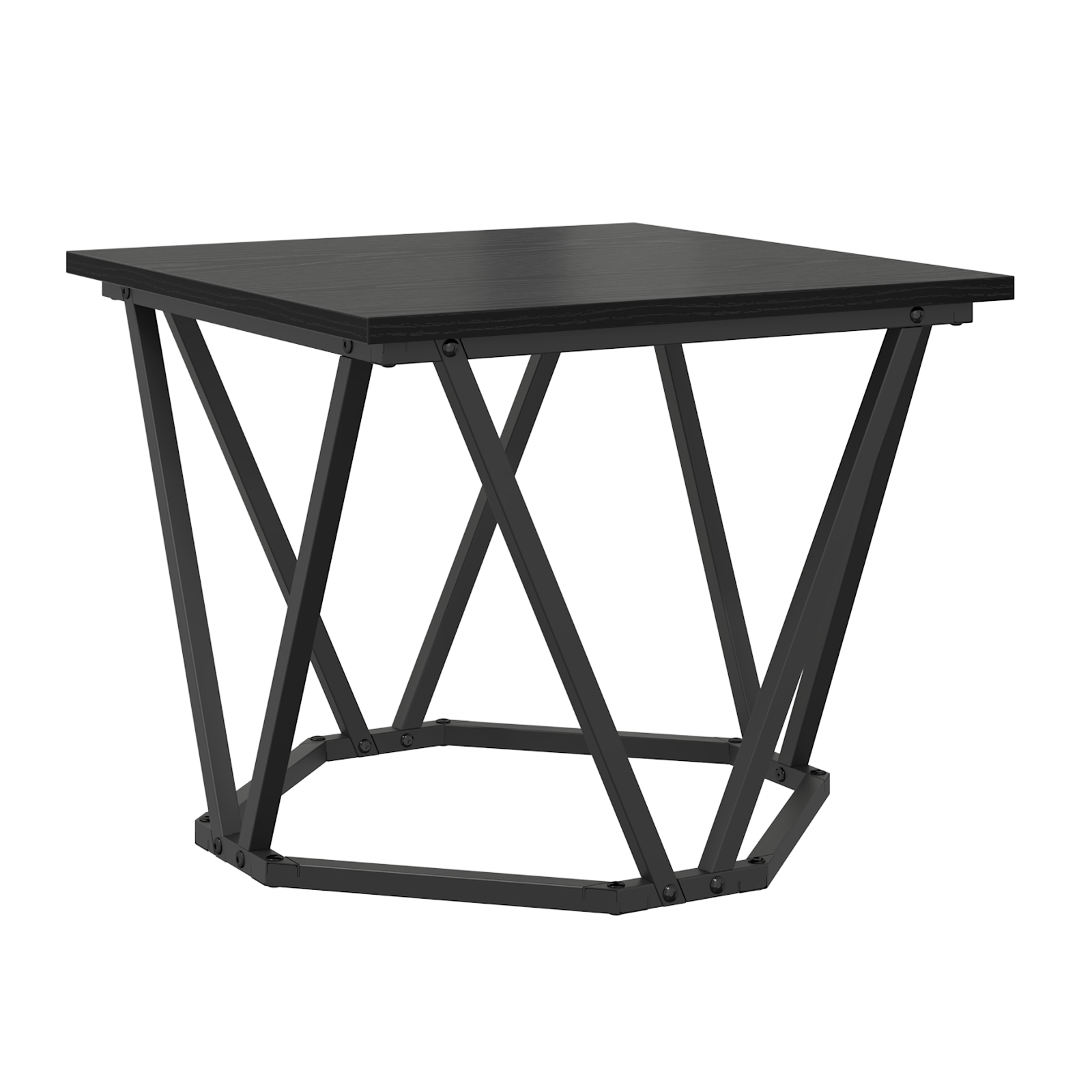 Side Tables 3 pcs Black Oak Engineered Wood - Image 6