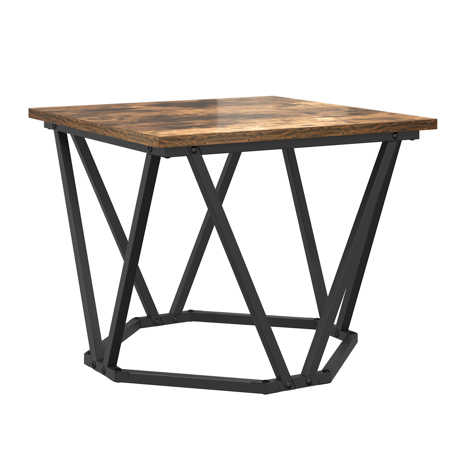 Side Tables 3 pcs Smoked Oak Engineered Wood - Image 6