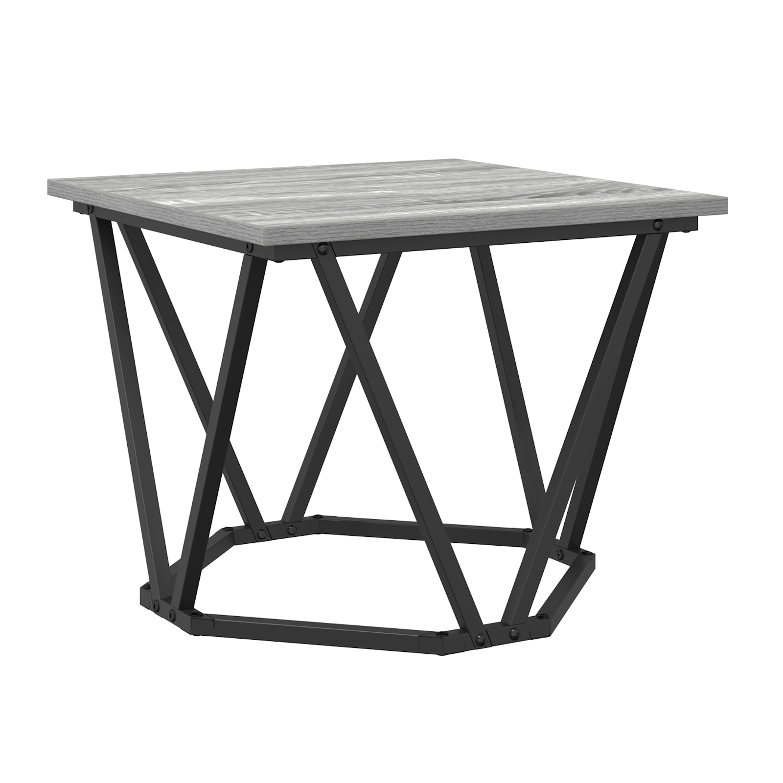 Side Tables 3 pcs Grey Sonoma Engineered Wood - Image 5
