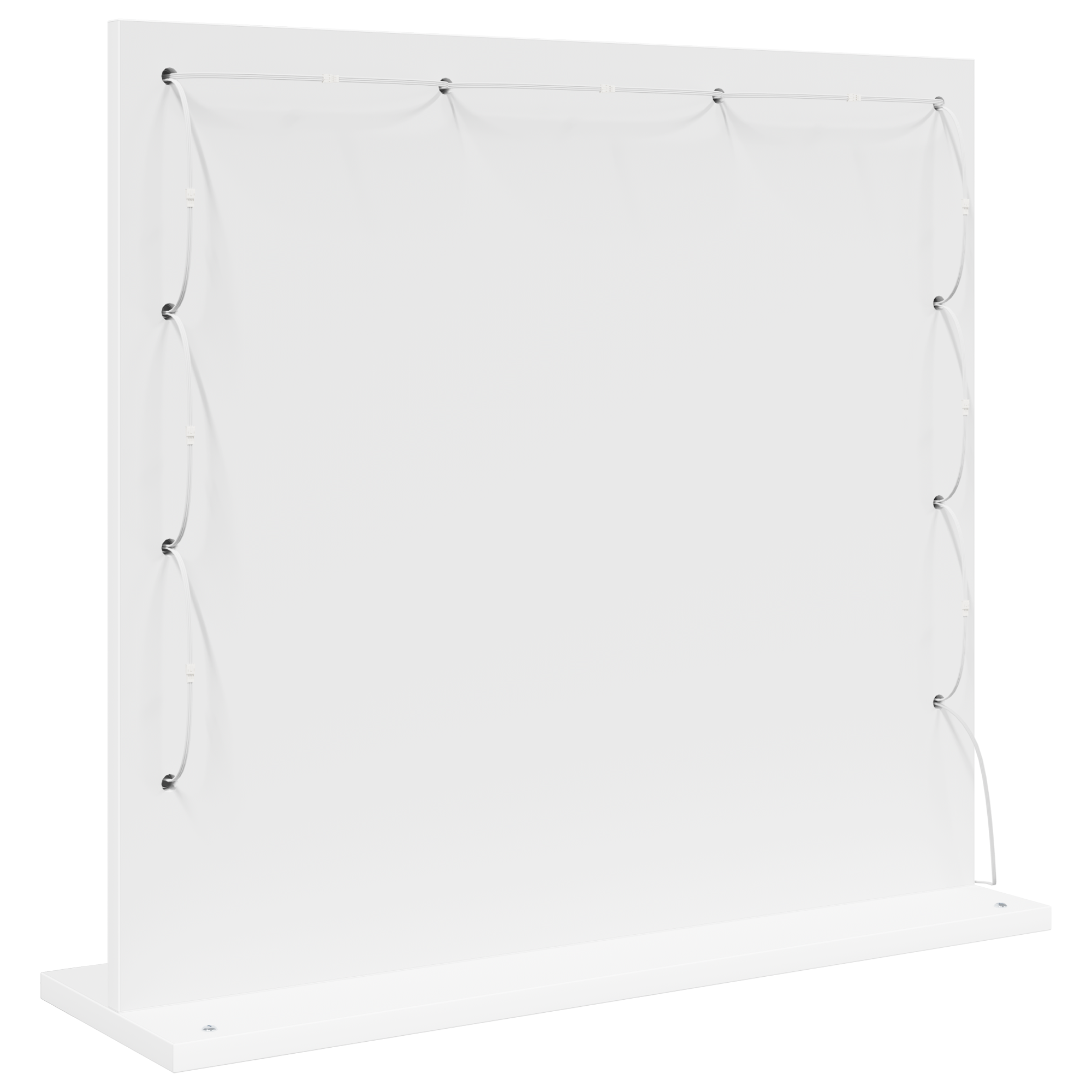 Vanity Mirror with LED Lights White 60x55x18 cm - Image 5