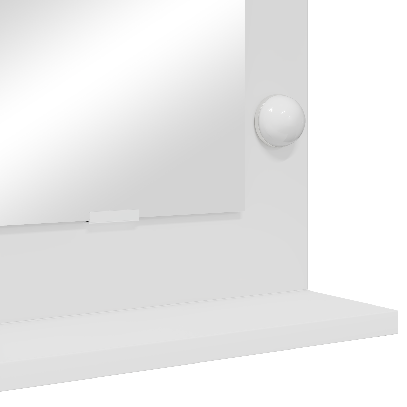 Vanity Mirror with LED Lights White 80x55x18 cm - Image 6