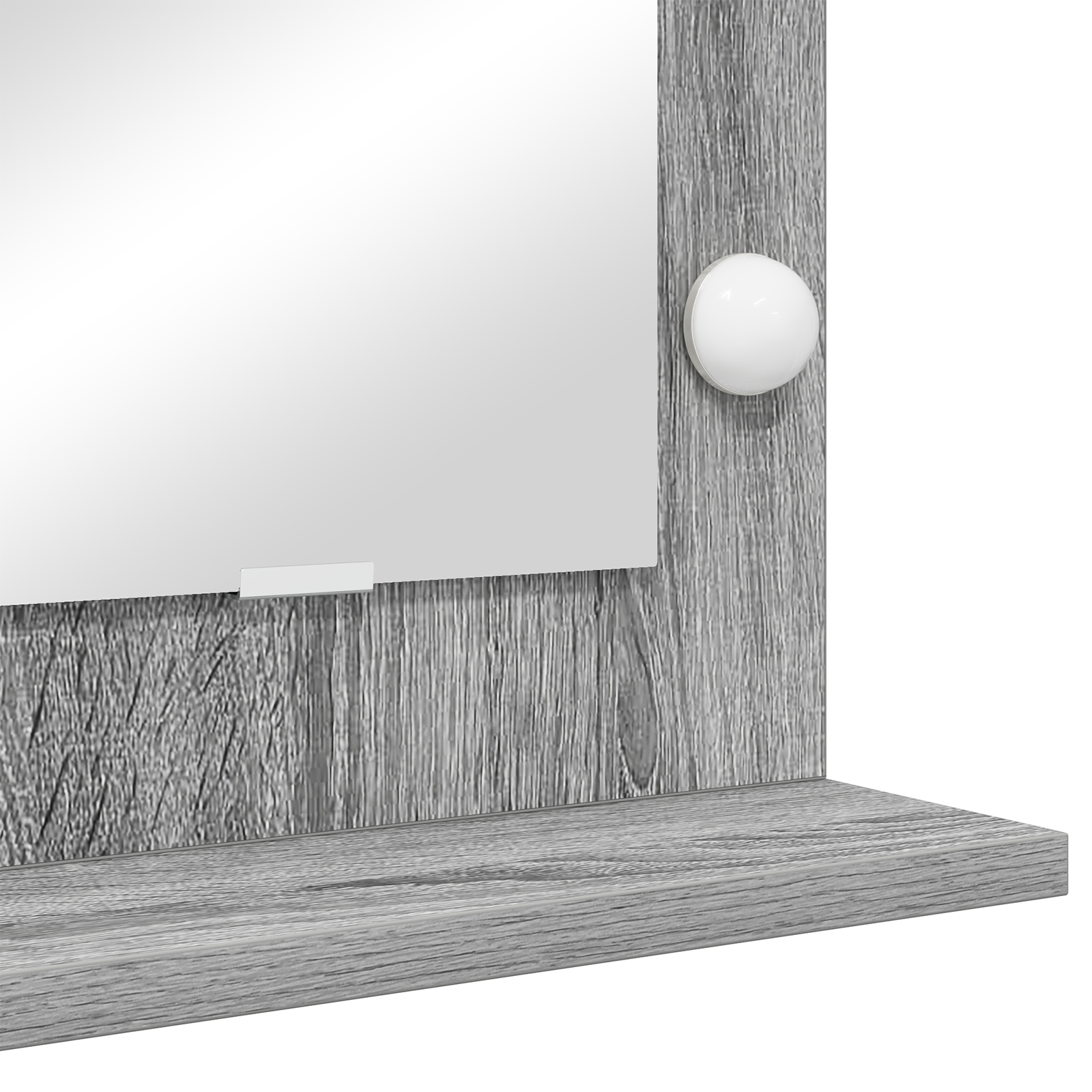 Vanity Mirror Grey Sonoma Particle board 80 x 55 x 18 cm - Image 6