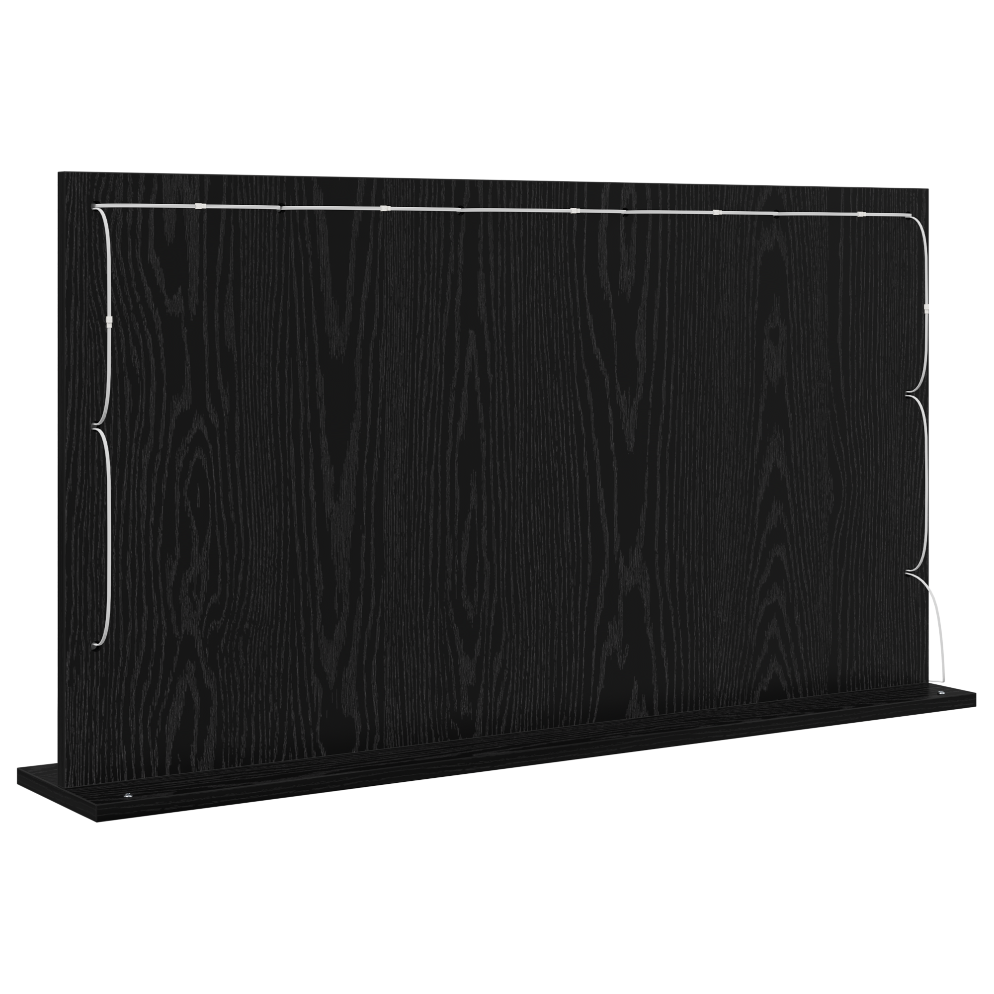 Veidrodžio rozetė su LED šviesomis Juoda 100x55x18 cm - Image 5