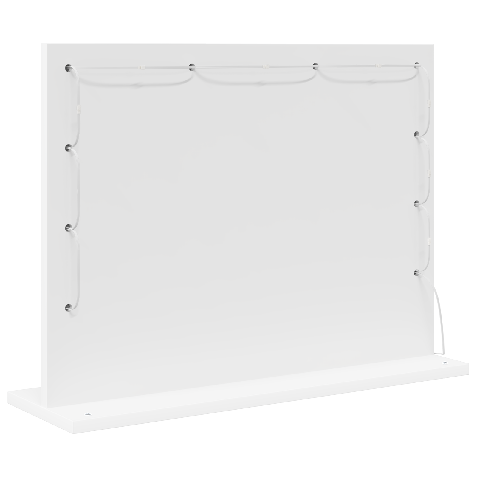 Vanity Mirror with LED Lights White 60x45x18 cm - Image 5