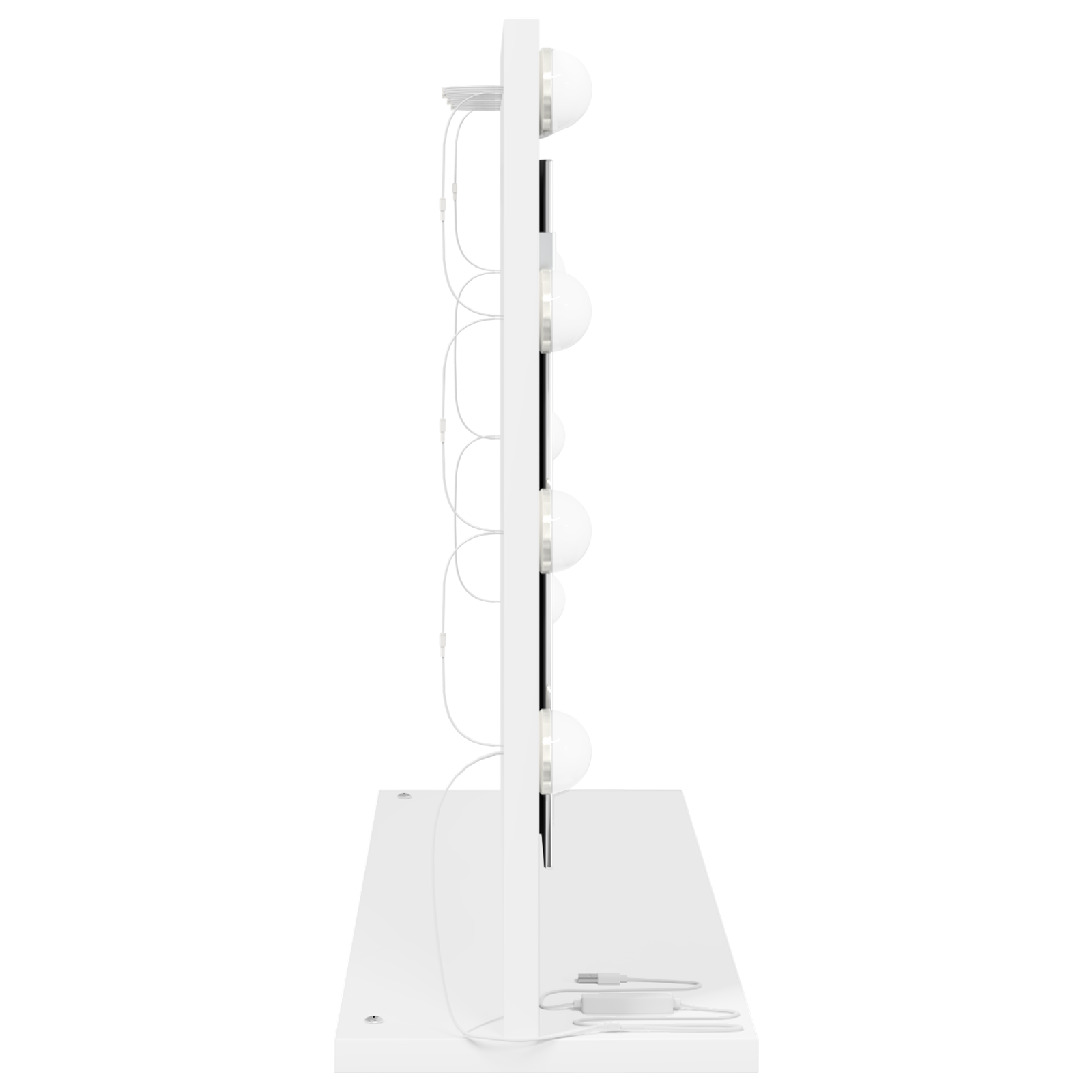 Vanity Mirror with LED Lights White 60x45x18 cm - Image 4