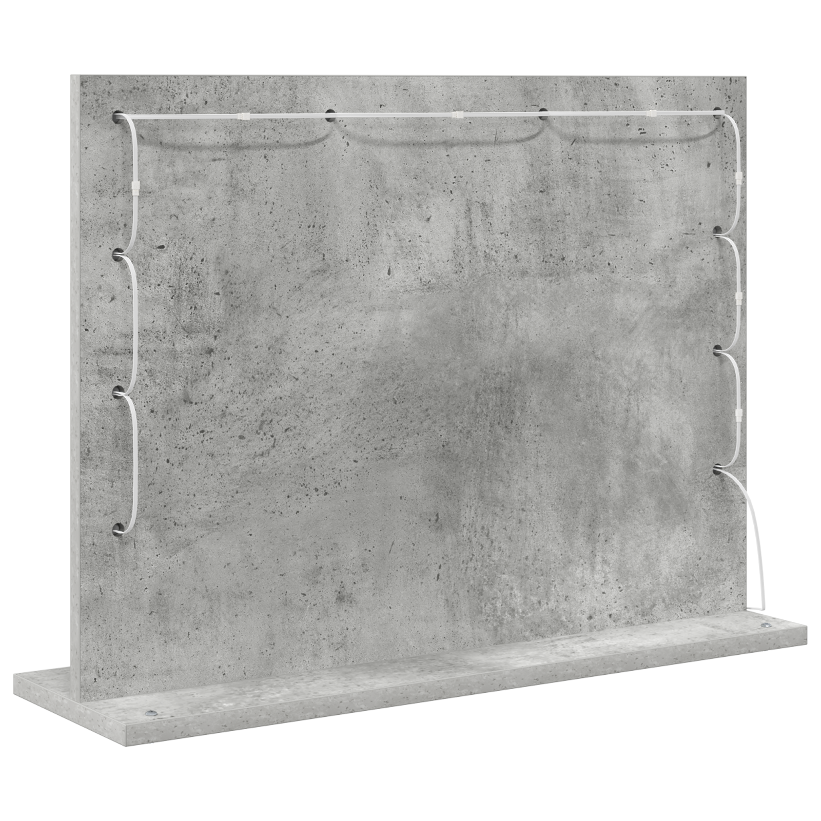Vanity Mirror Concrete grey Concrete Medium Decorative Inlays - Image 5
