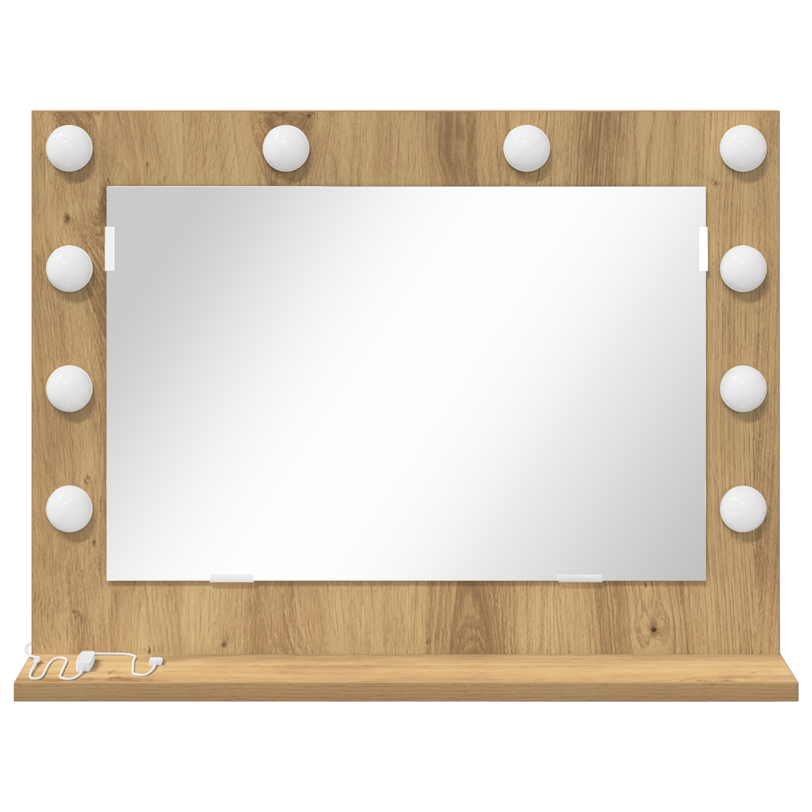 Vanity Mirror Artisan Oak Engineered Wood 60 x 45 x 18 cm - Image 3