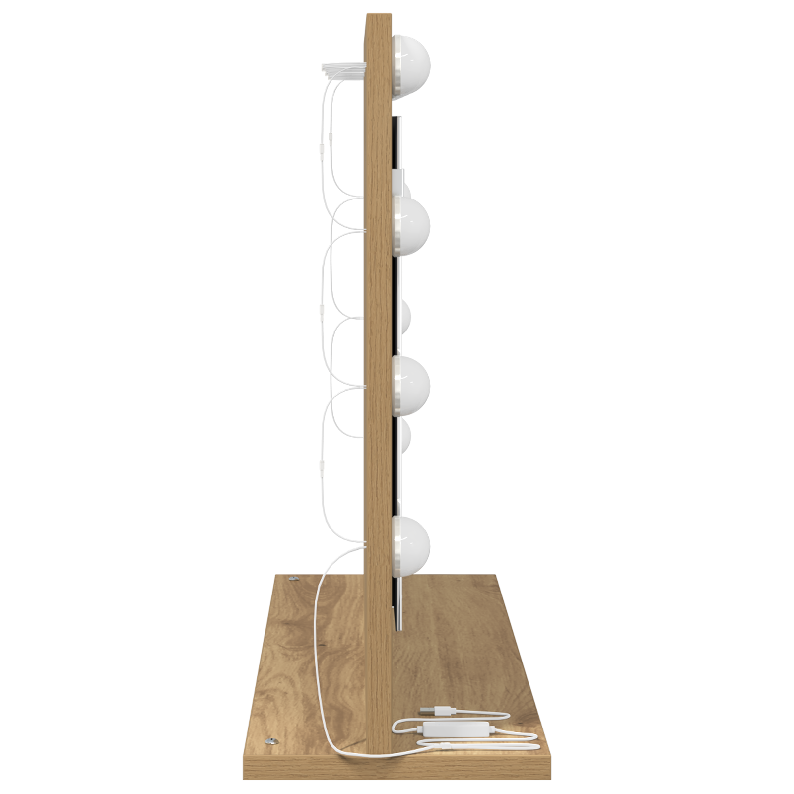 Vanity Mirror Artisan Oak Engineered Wood 60 x 45 x 18 cm - Image 4