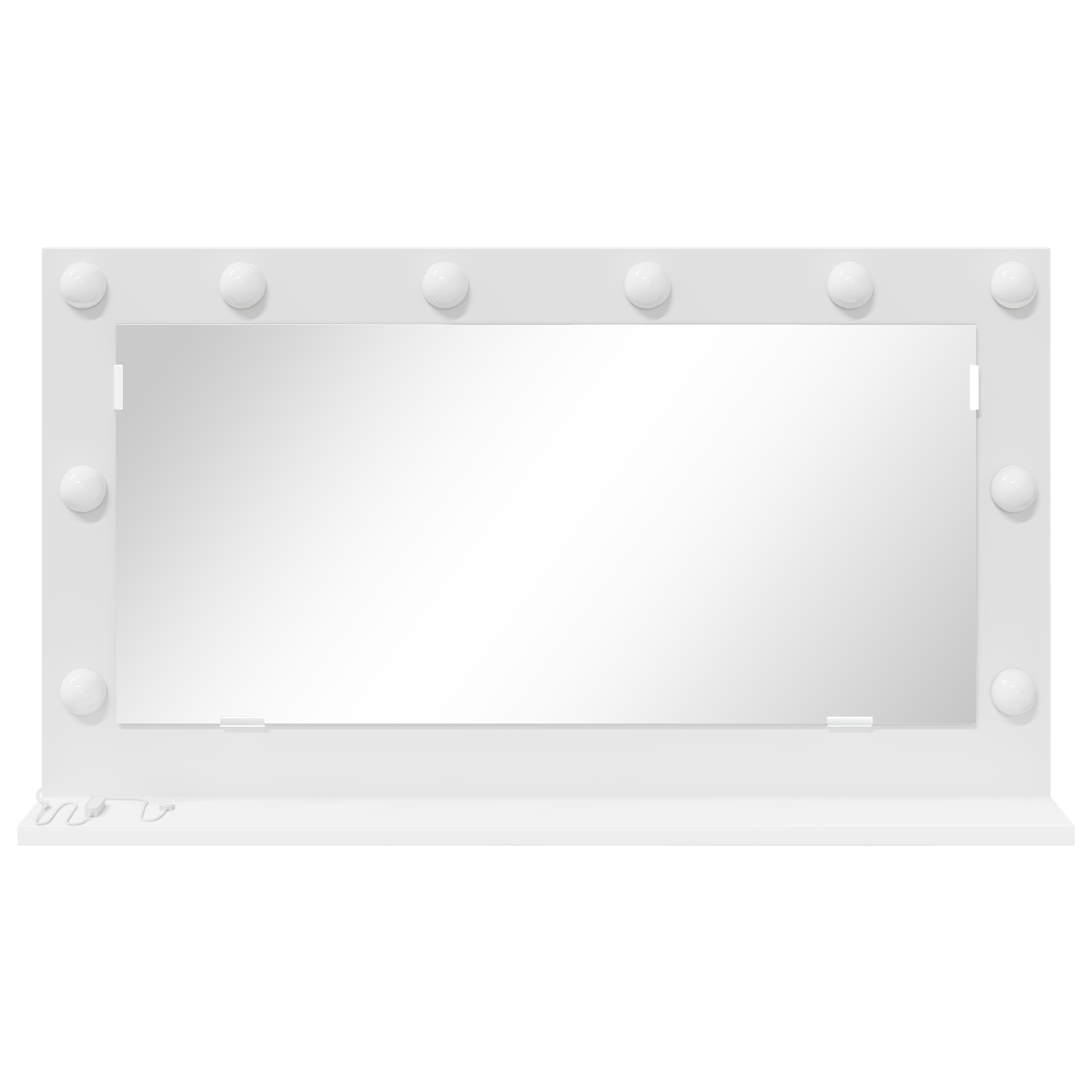 Veidrodžių šviestuvas su LED šviesomis Baltas 80x45x18 cm - Image 3