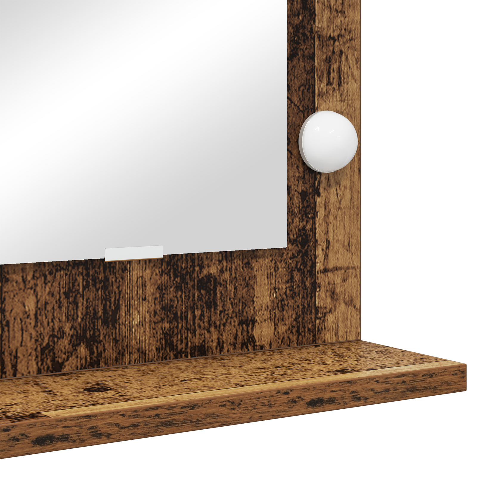 Vanity Mirror Old wood Wood, Glass 80 x 45 x 18 cm Mirror - Image 6