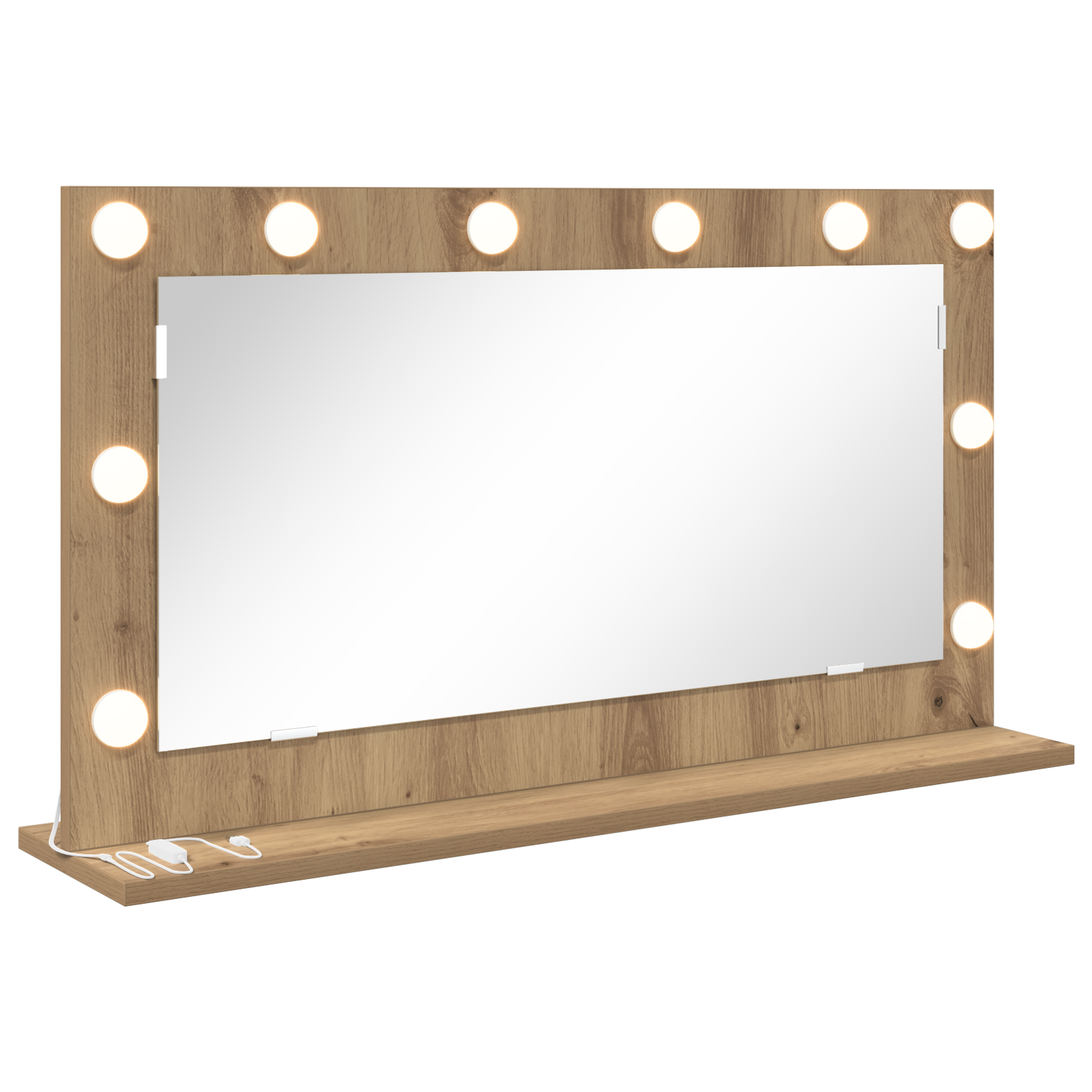 Vanity Mirror Artisan oak Particle board 80 x 45 x 18 cm Mirror - Image 2
