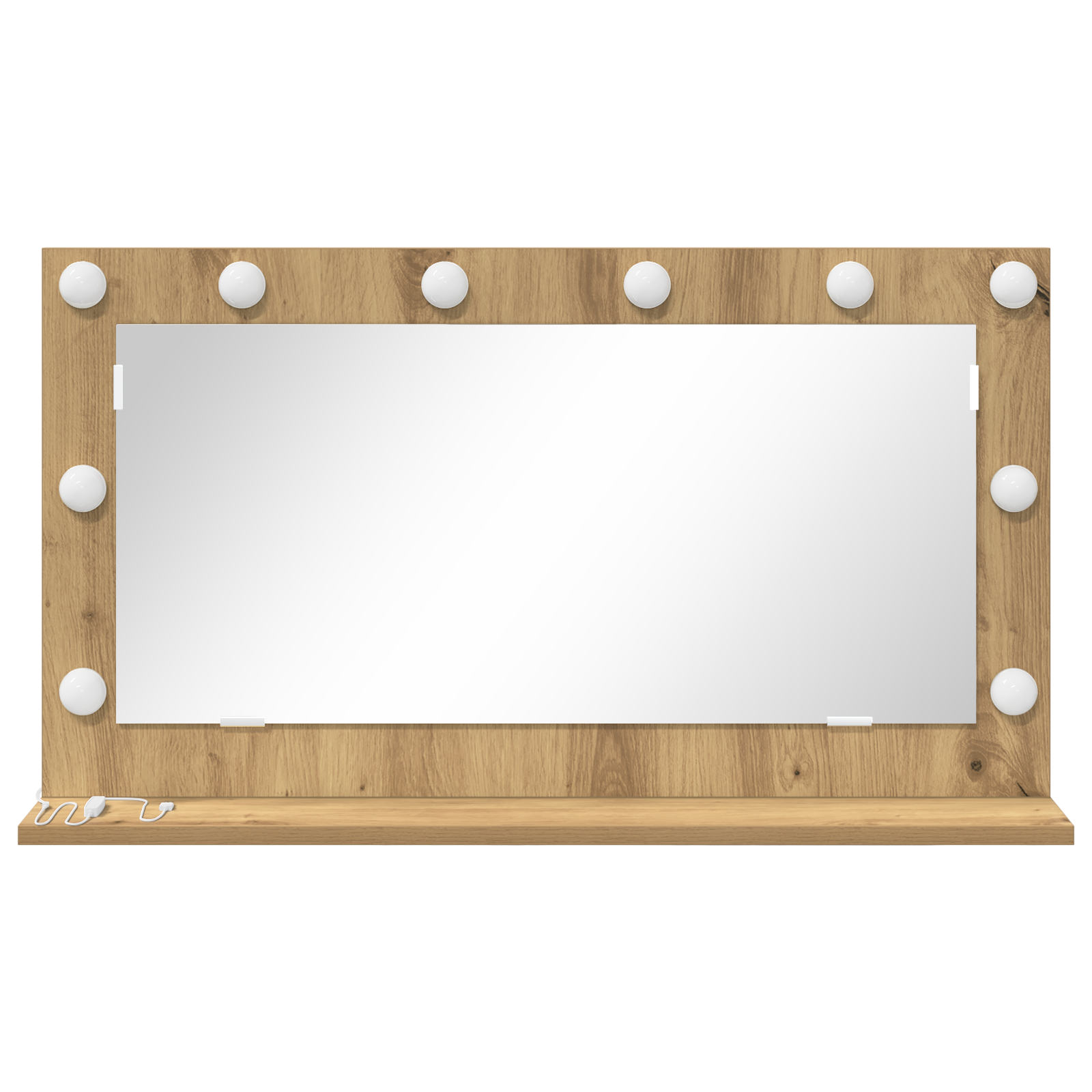 Vanity Mirror Artisan oak Particle board 80 x 45 x 18 cm Mirror - Image 3