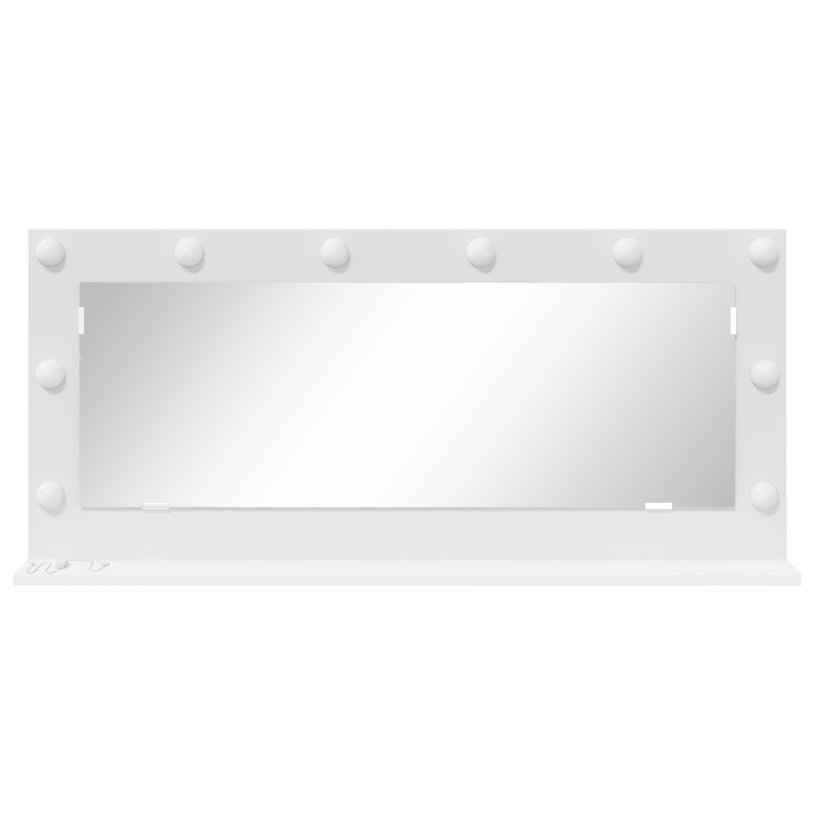 Vanity Mirror with LED Lights White 100x45x18 cm - Image 3