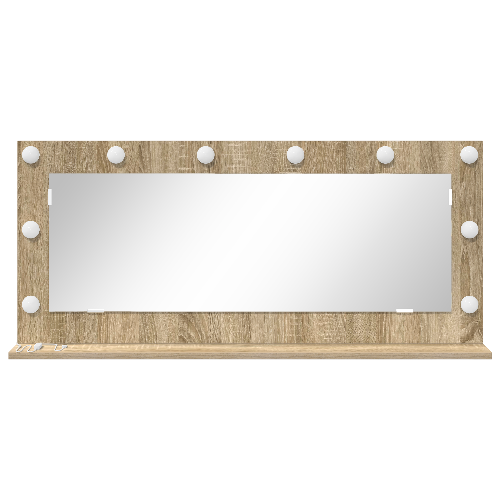 Veidrodžio su LED apšvietimu Sonoma 100x45x18 cm - Image 3