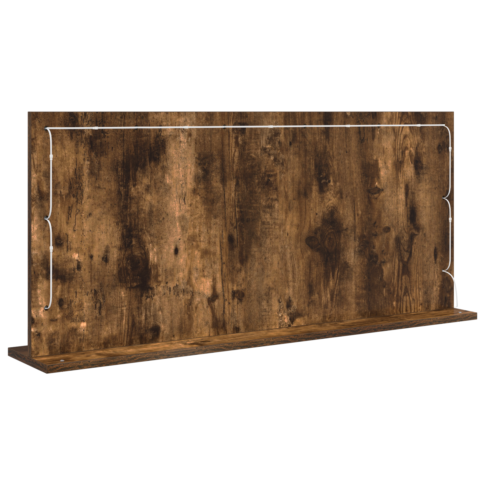Veidrodžio su LED šviesomis Rūkytas 100x45x18 cm - Image 5