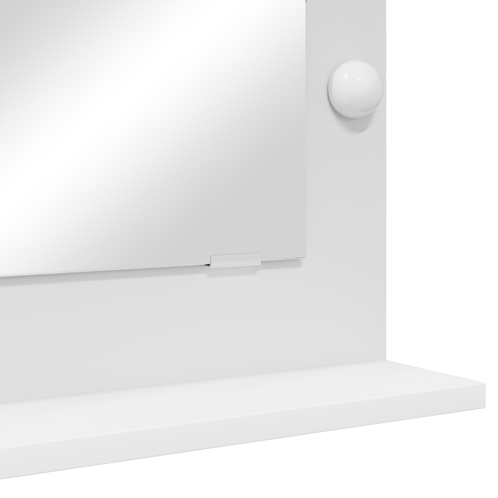 Vanity Mirror with LED Lights White 70x50x18 cm - Image 5