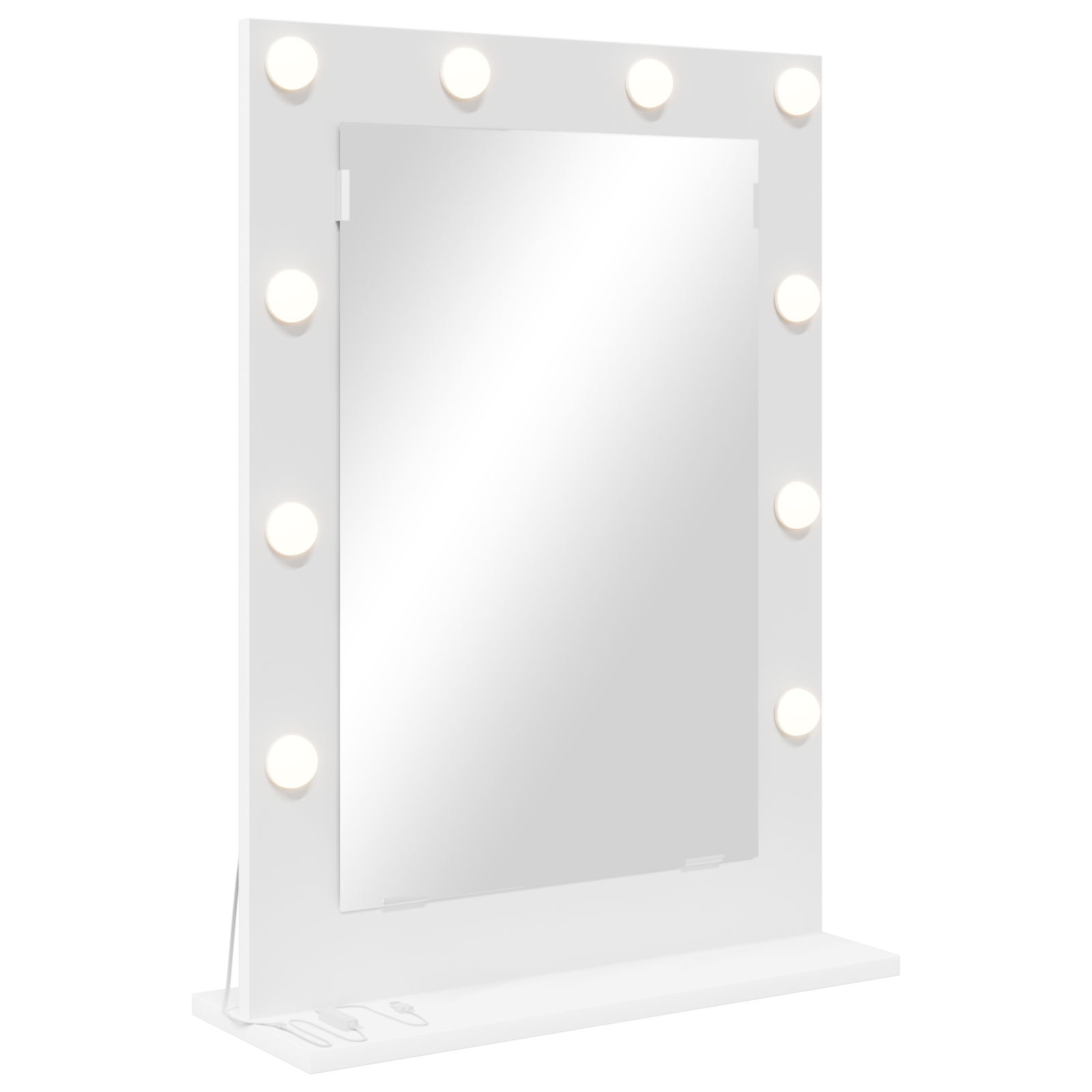 Vanity Mirror met LED-verlichting Wit 70x50x18 cm
