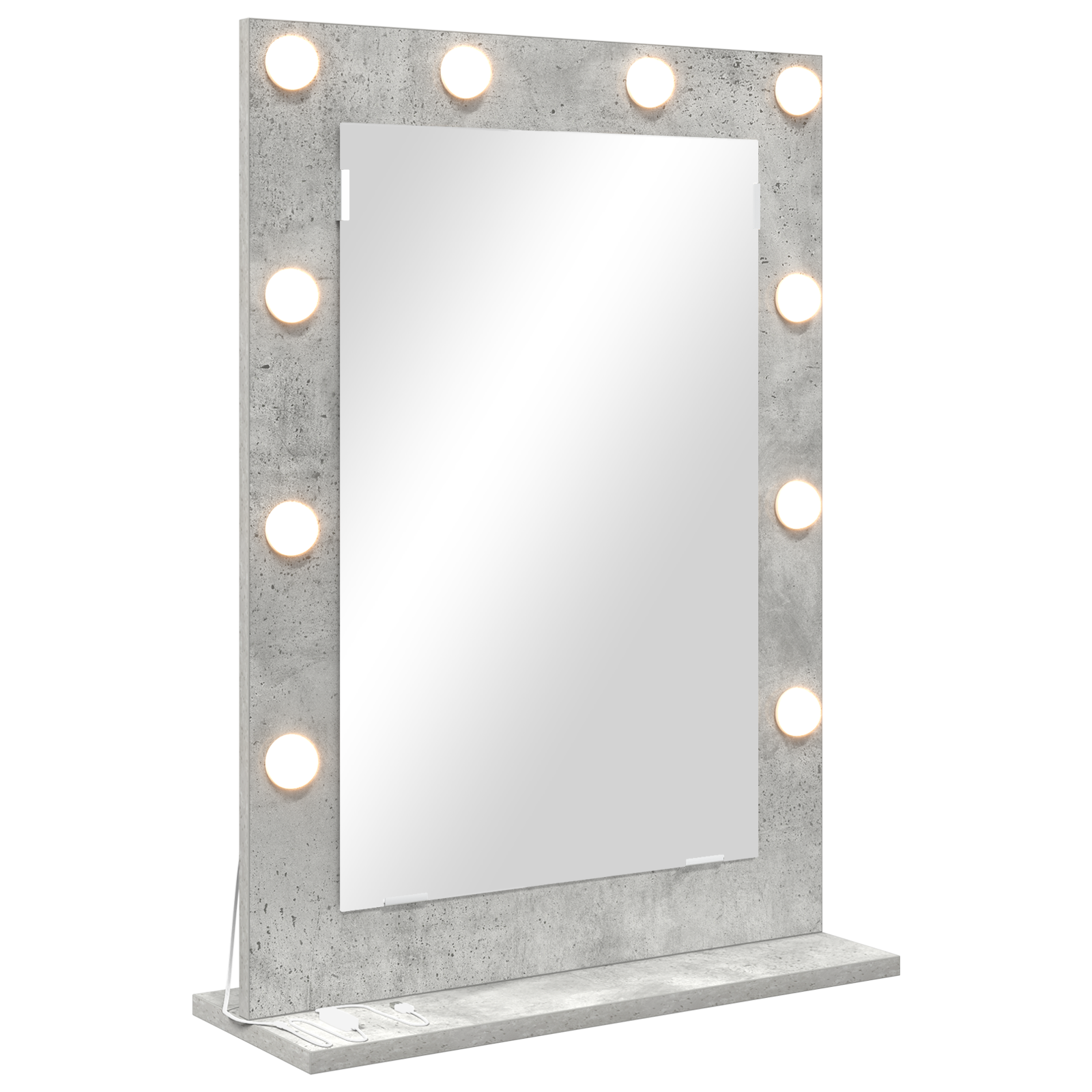 Vanity Mirror Concrete grey Concrete 70 x 50 x 18 cm Mirror - Image 2