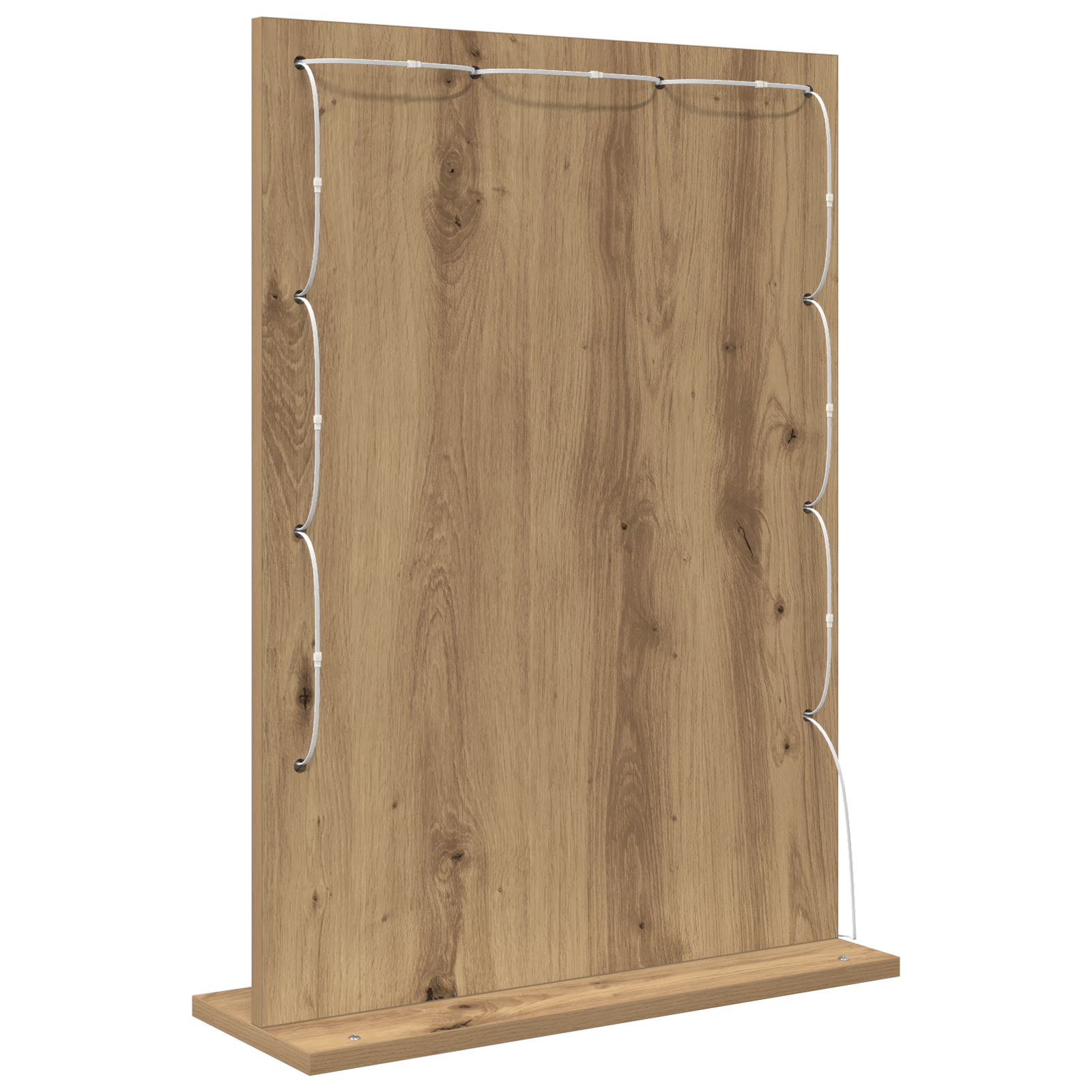 VidaXL ogledalo za ličila Artisanal hrast Les 70 x 50 x 18 cm - slika 4