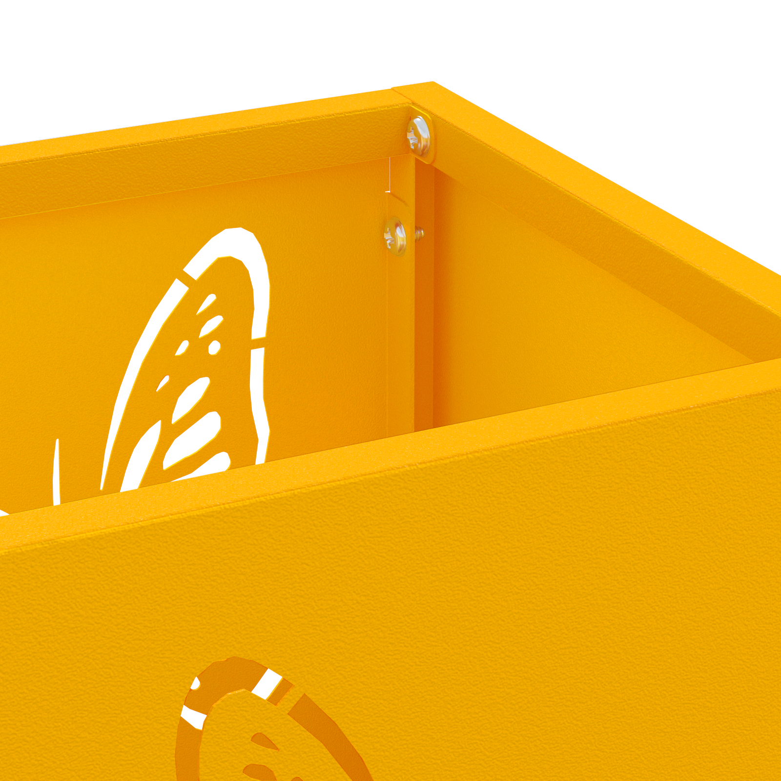 Umbrella Stand Mustard yellow Metal Standard Decorative Inlays - Image 4