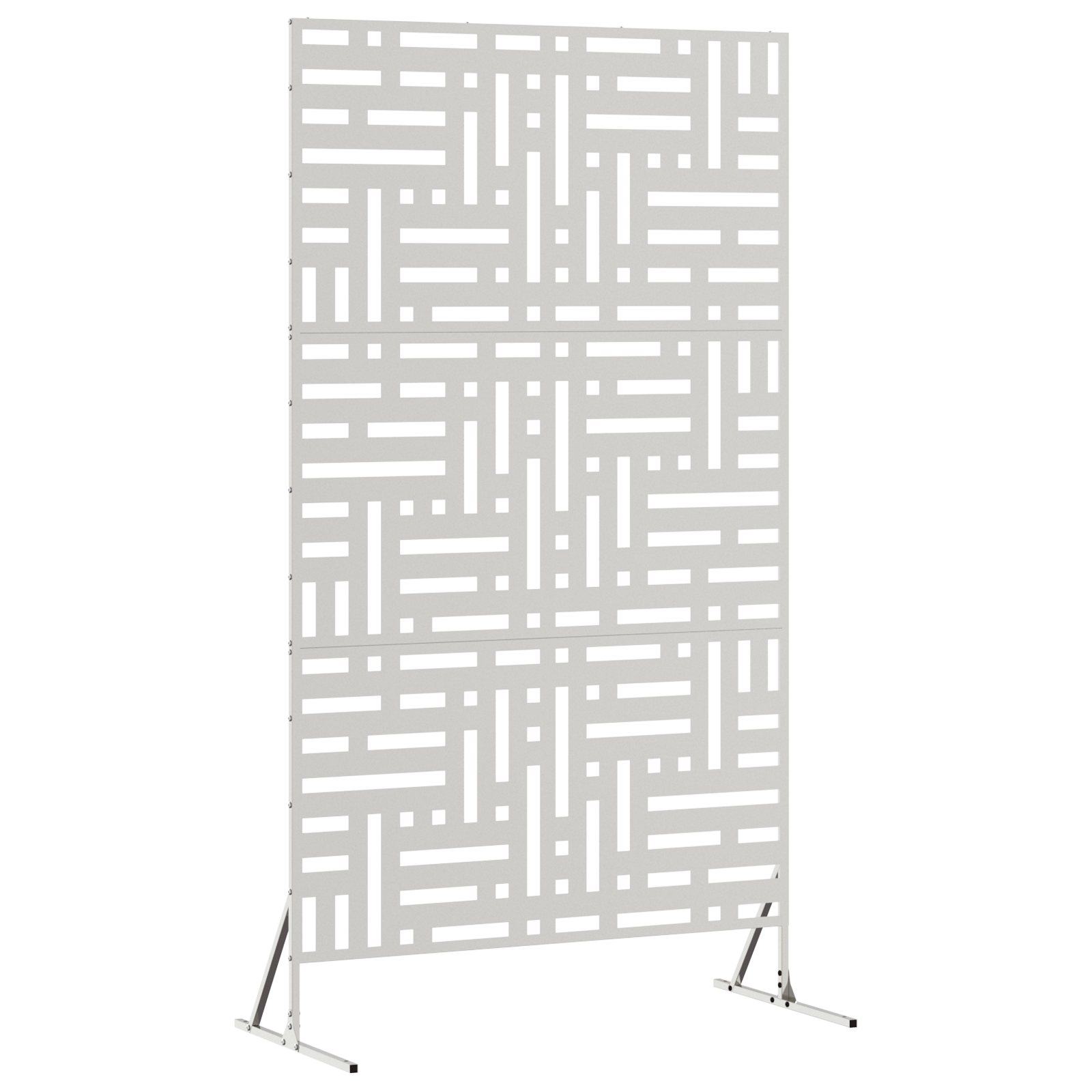 Privacy Screen 180 cm Stainless Steel - Image 2