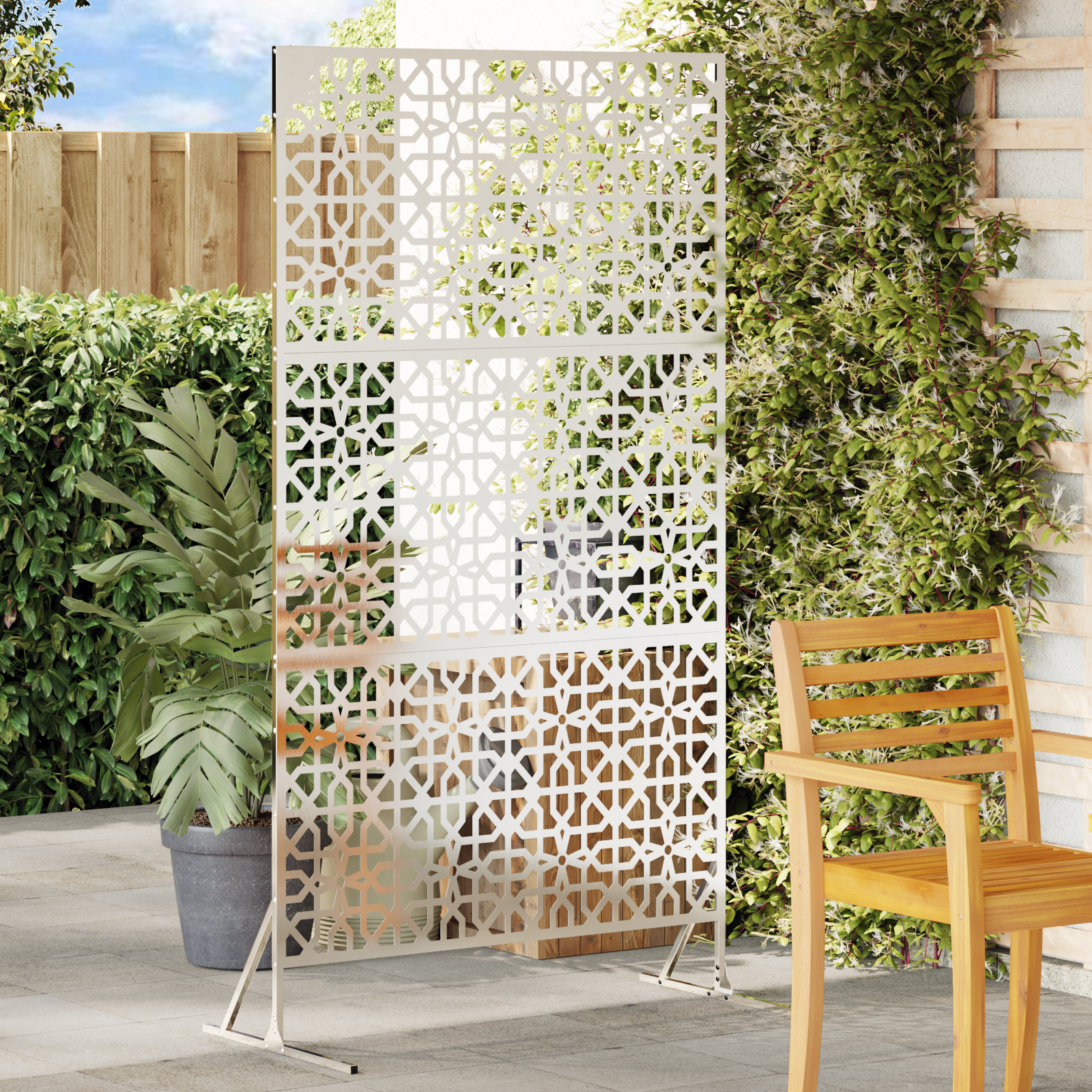 Stainless Steel Fence Panel Stainless Steel Large Pattern