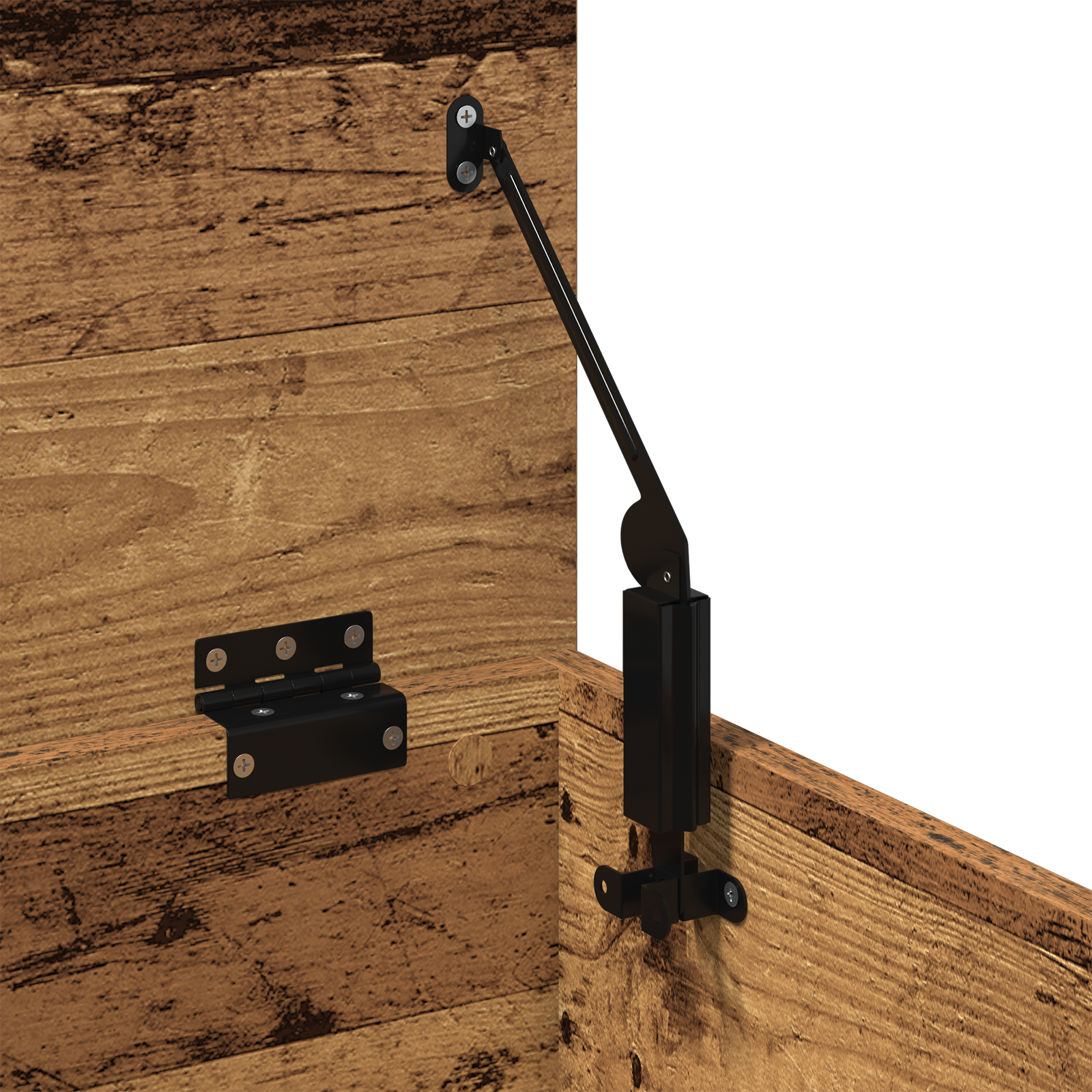 Storage Box Old Wood 40x42x46 cm Engineered Wood - Image 9