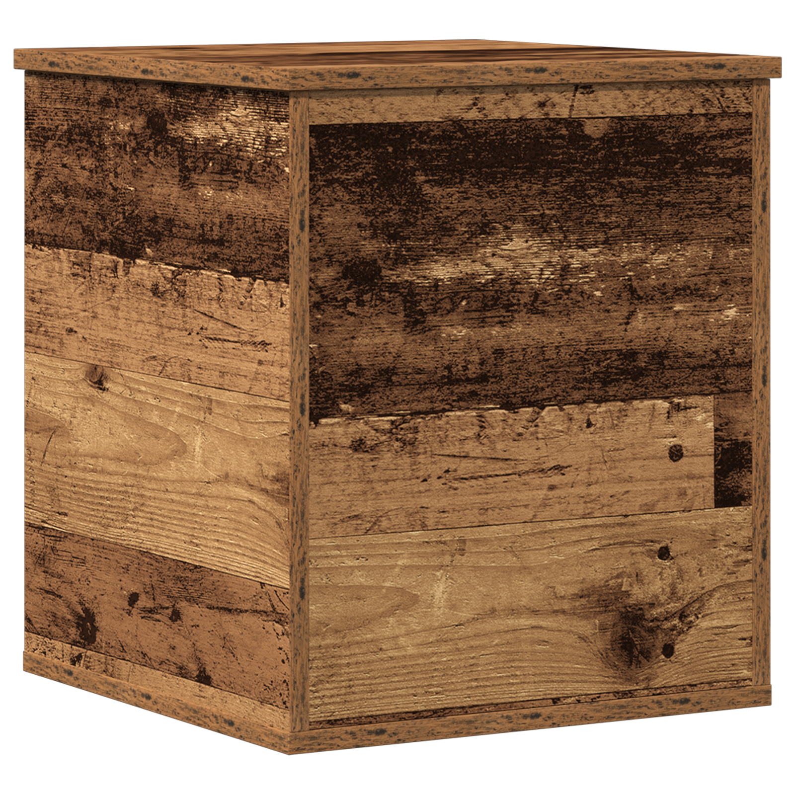 Storage Box Old Wood 40x42x46 cm Engineered Wood - Image 2