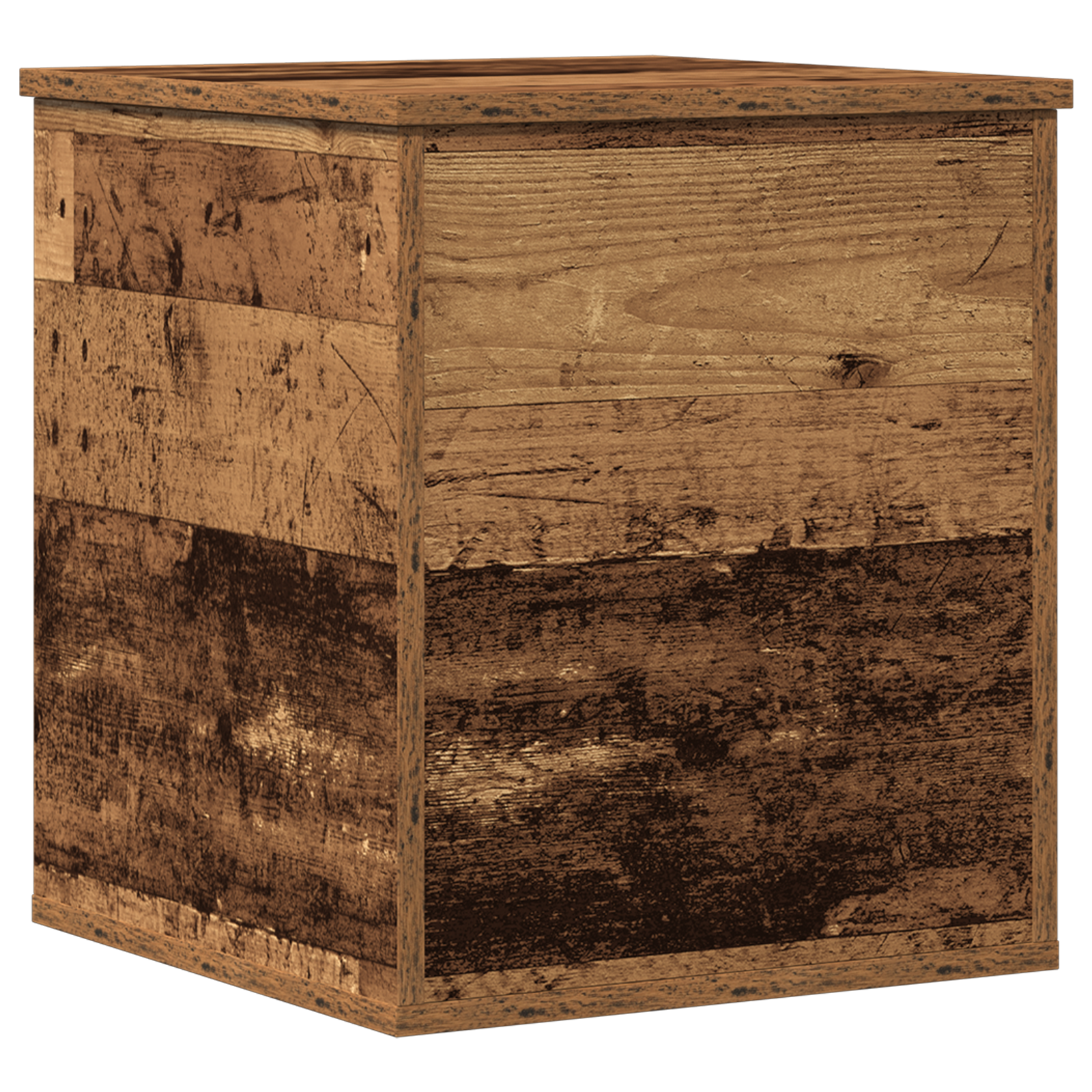 Storage Box Old Wood 40x42x46 cm Engineered Wood - Image 6