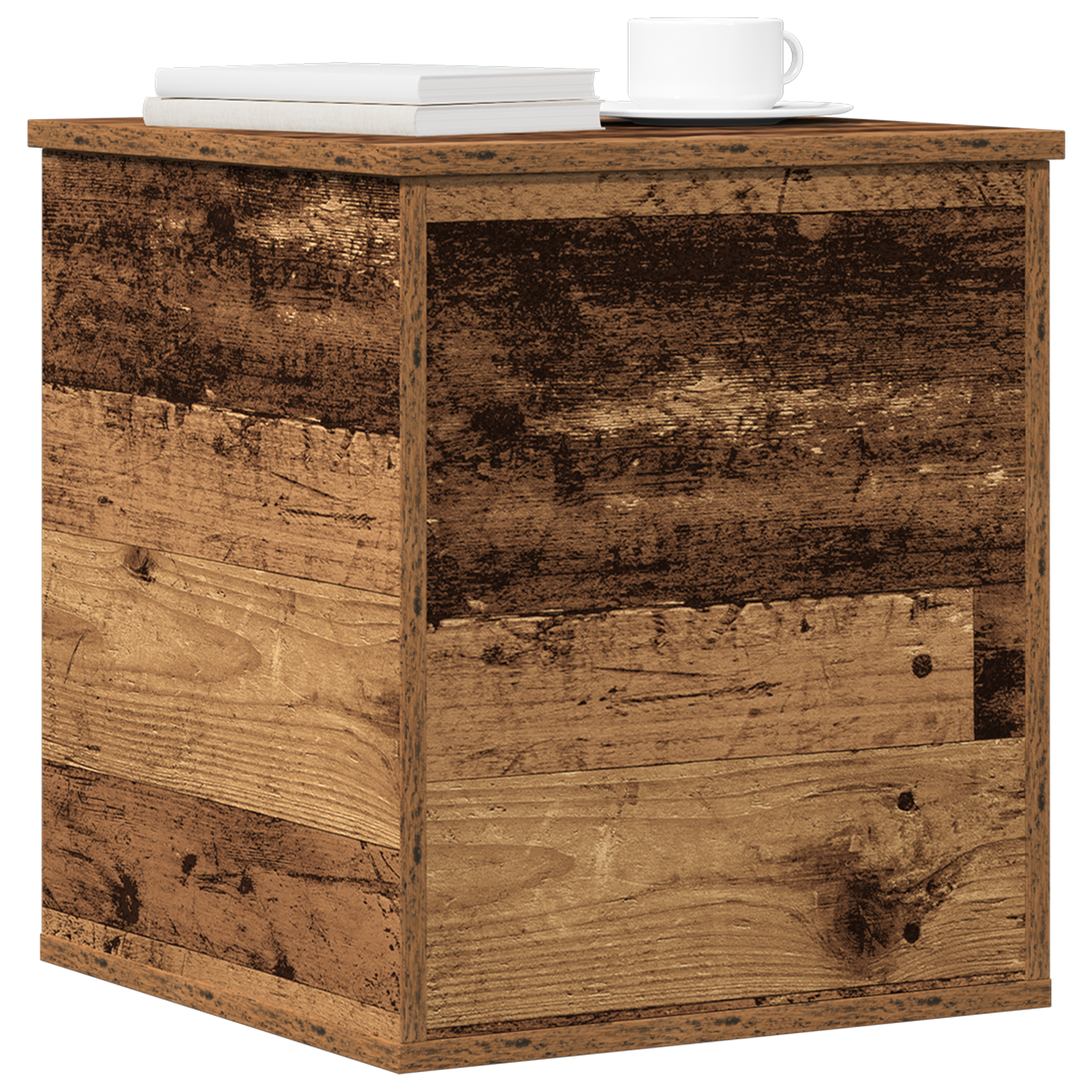 Storage Box Old Wood 40x42x46 cm Engineered Wood - Image 3