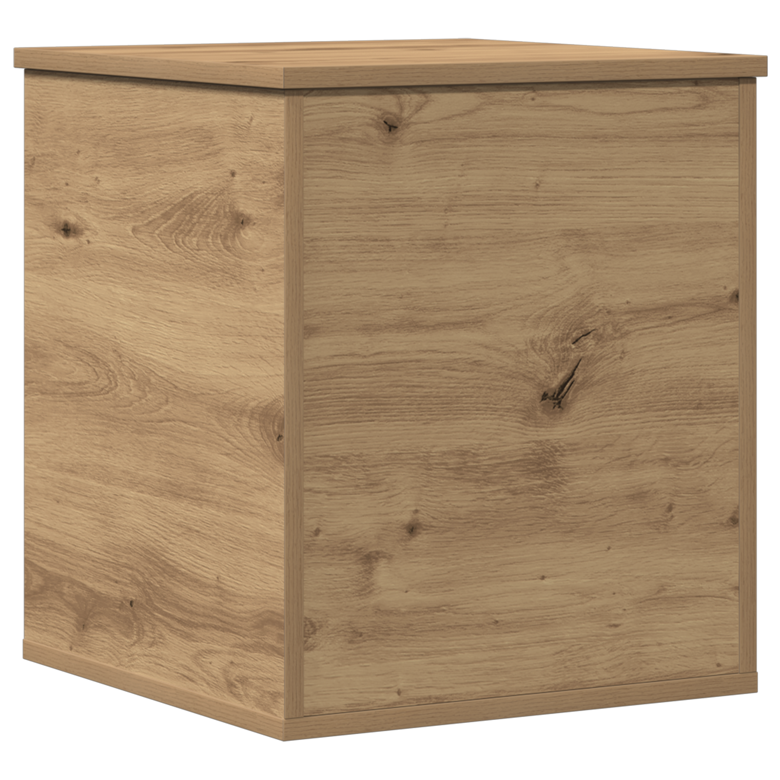 Storage Box - Artisan Oak - 40x42x46 cm - Engineered Wood - Image 2