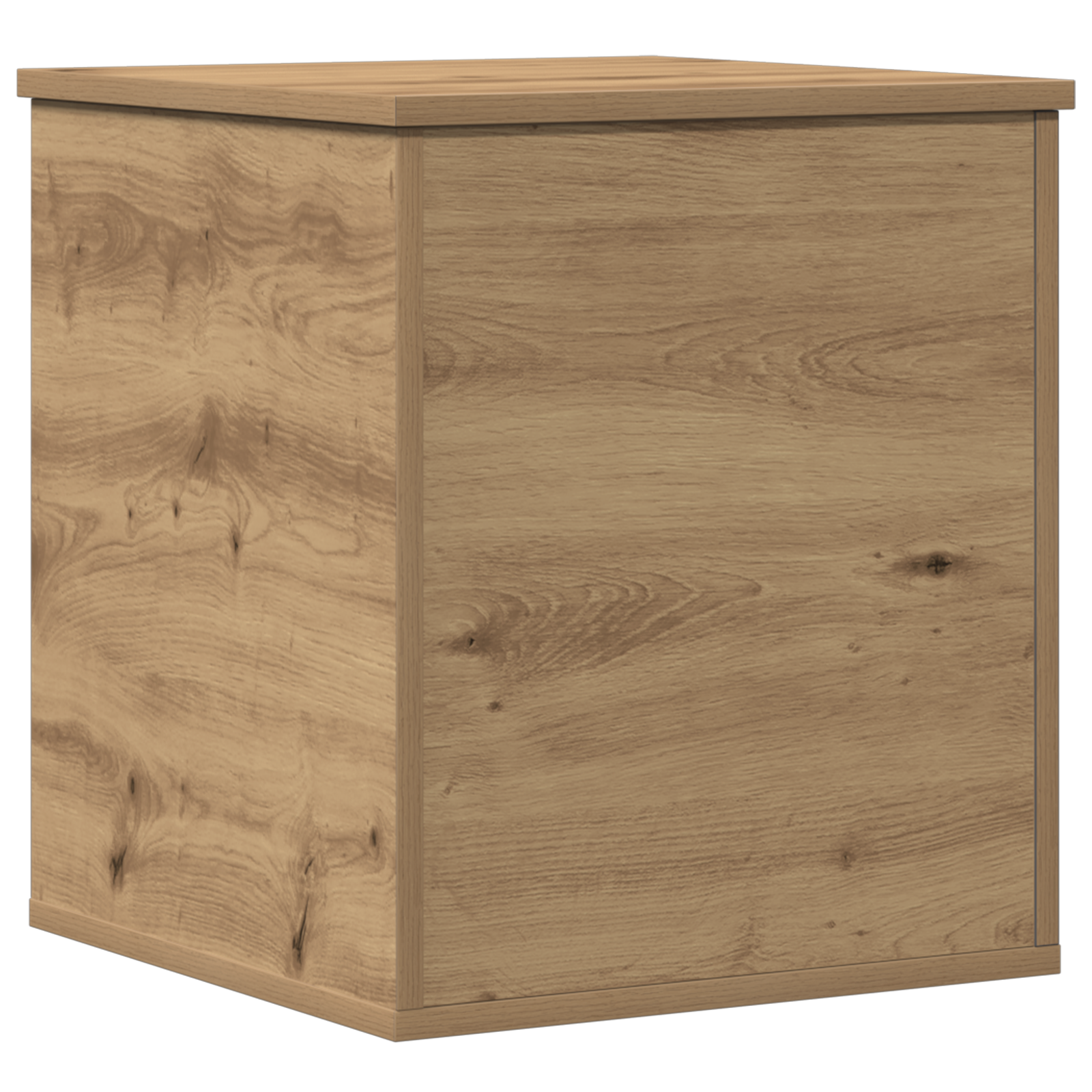 Storage Box - Artisan Oak - 40x42x46 cm - Engineered Wood - Image 6