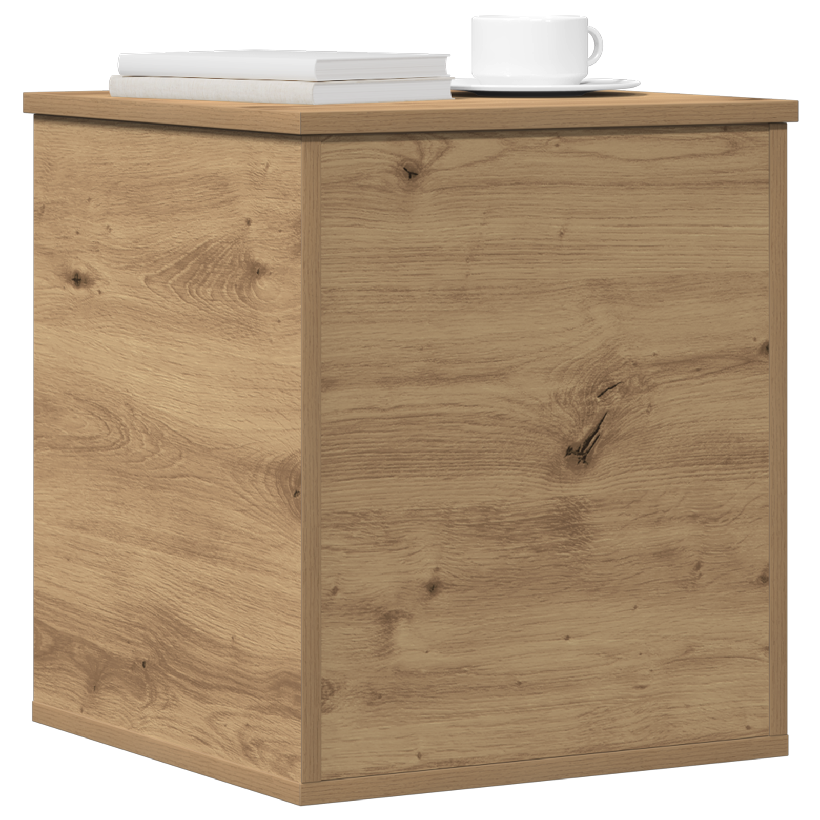 Storage Box - Artisan Oak - 40x42x46 cm - Engineered Wood - Image 3