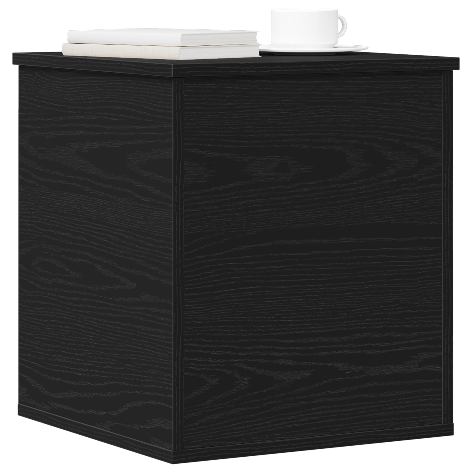 Storage Box in Black Oak - 40x42x46 cm - Made of Engineered Wood - Image 3