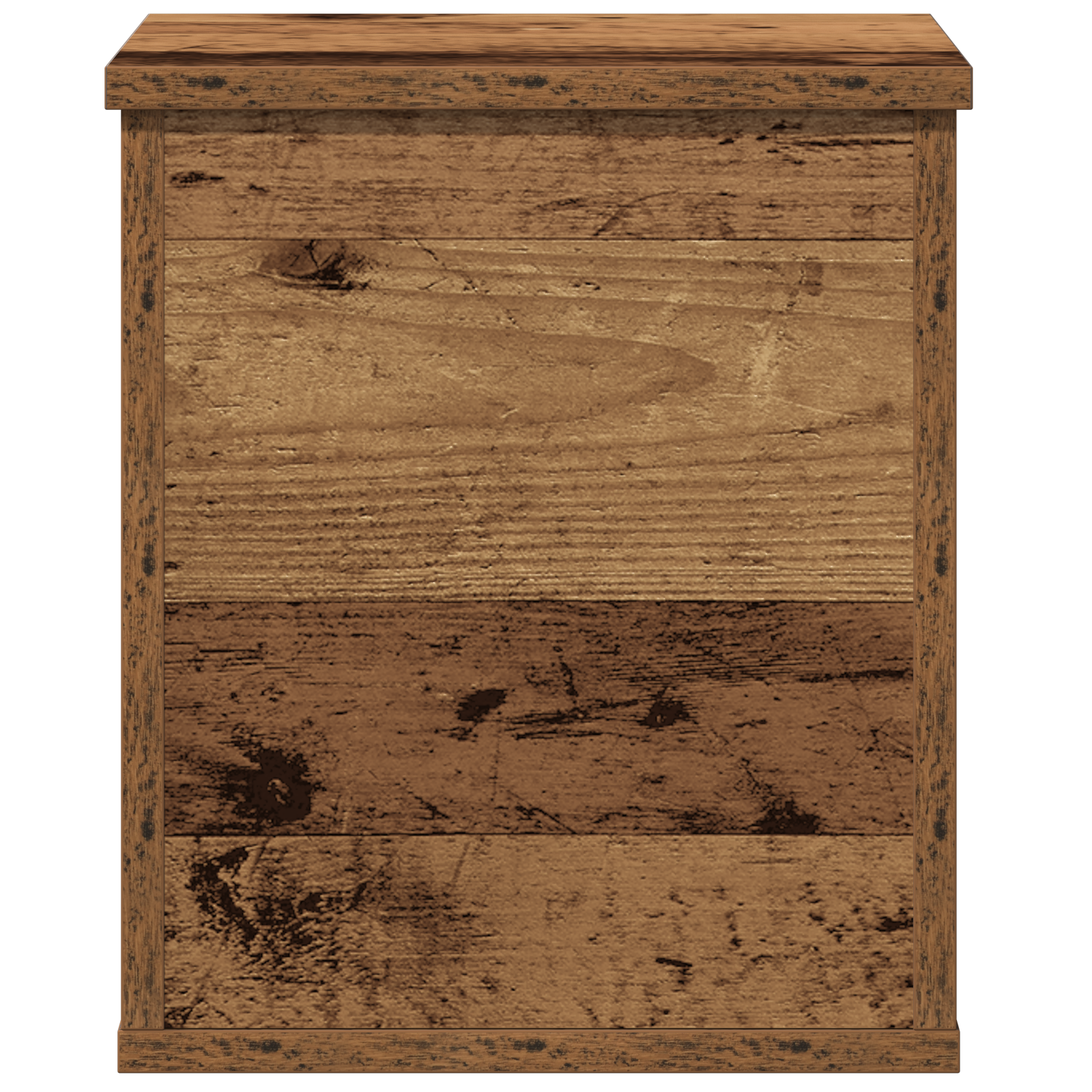 Storage Box with Lid Old Wood 30x35x35 cm Engineered Wood - Image 7