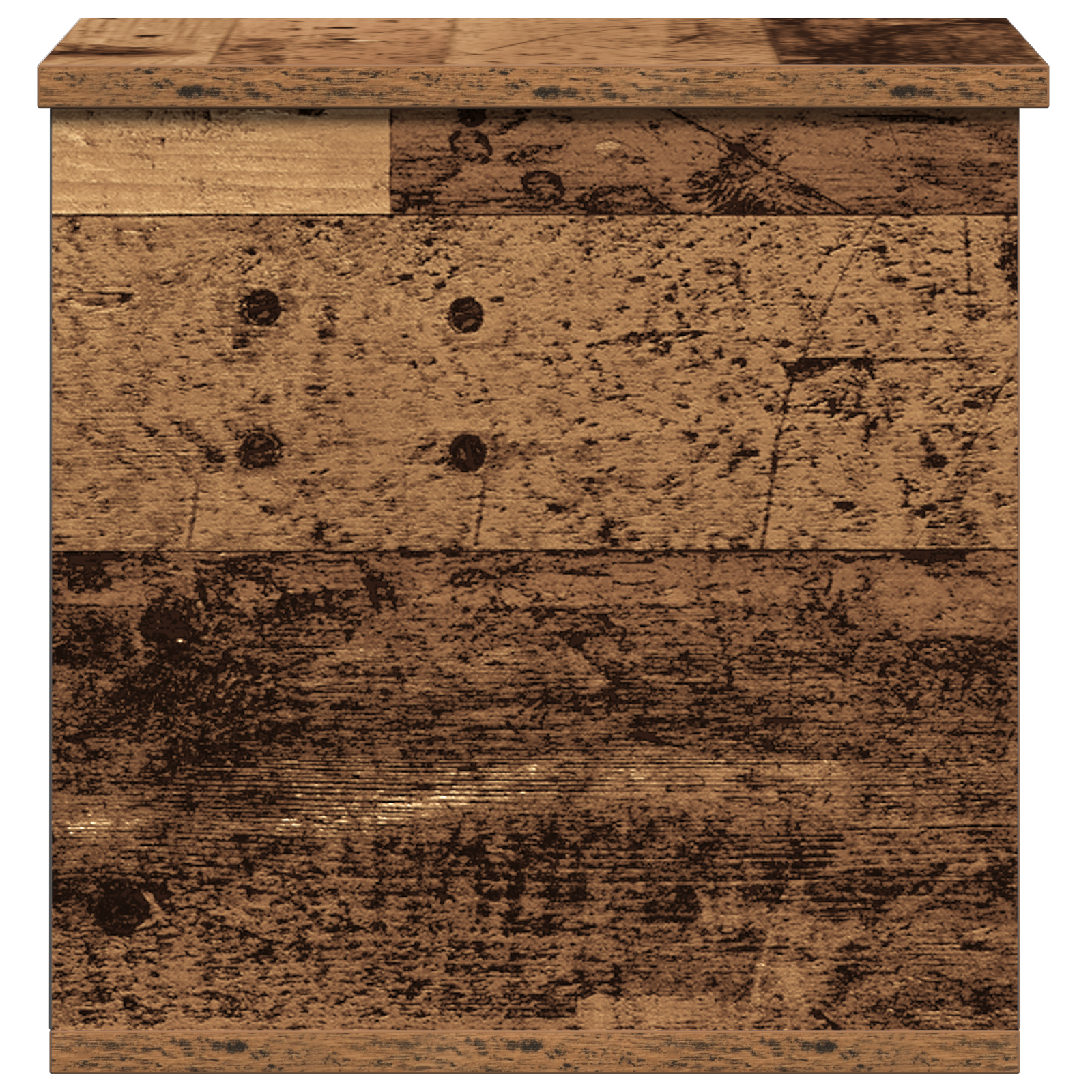 Storage Box with Lid Old Wood 30x35x35 cm Engineered Wood - Image 8