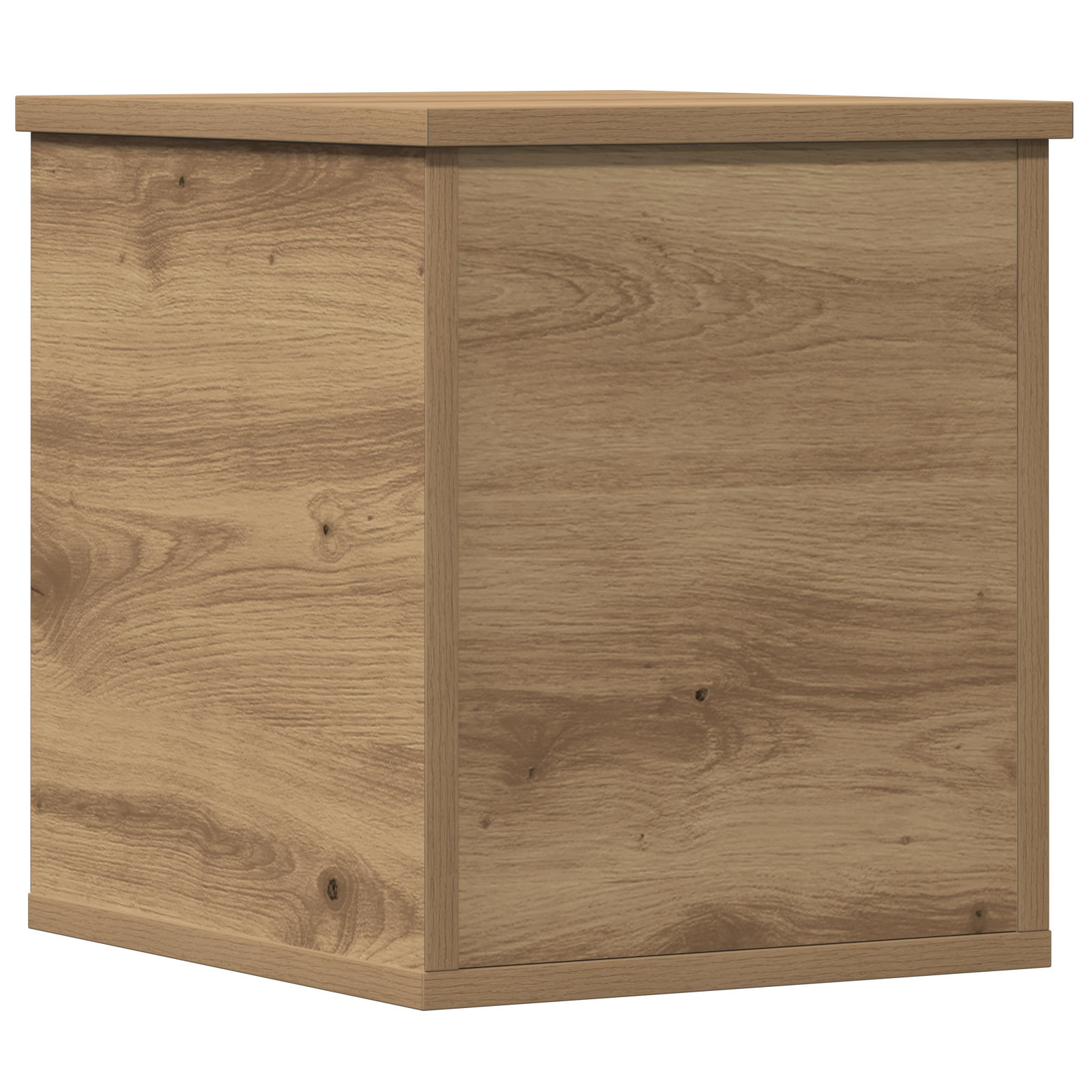 Storage Box Artisan Oak 30x35x35 cm Engineered Wood - Image 2