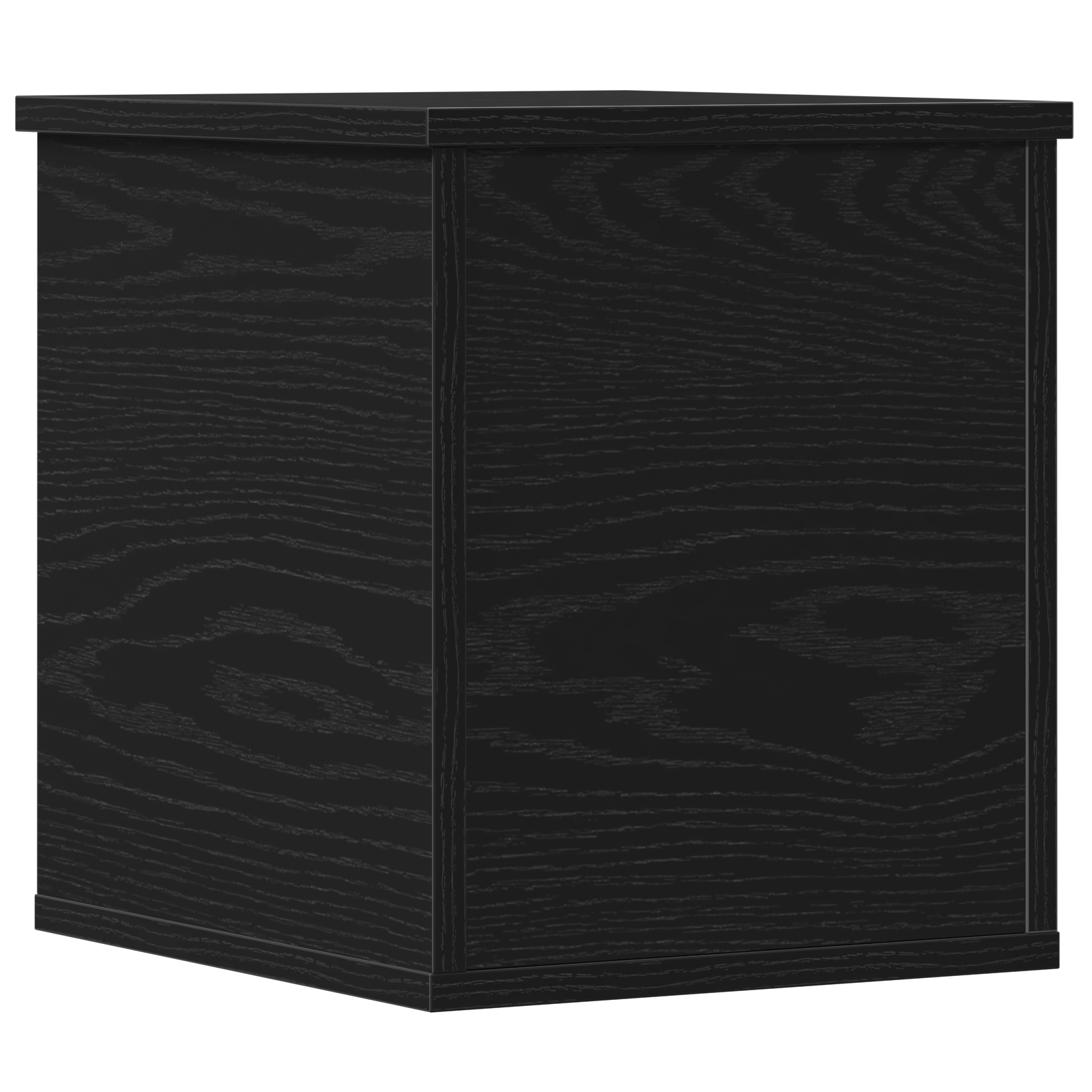 Storage Box Black Oak 30x35x35 cm Engineered Wood - Image 6