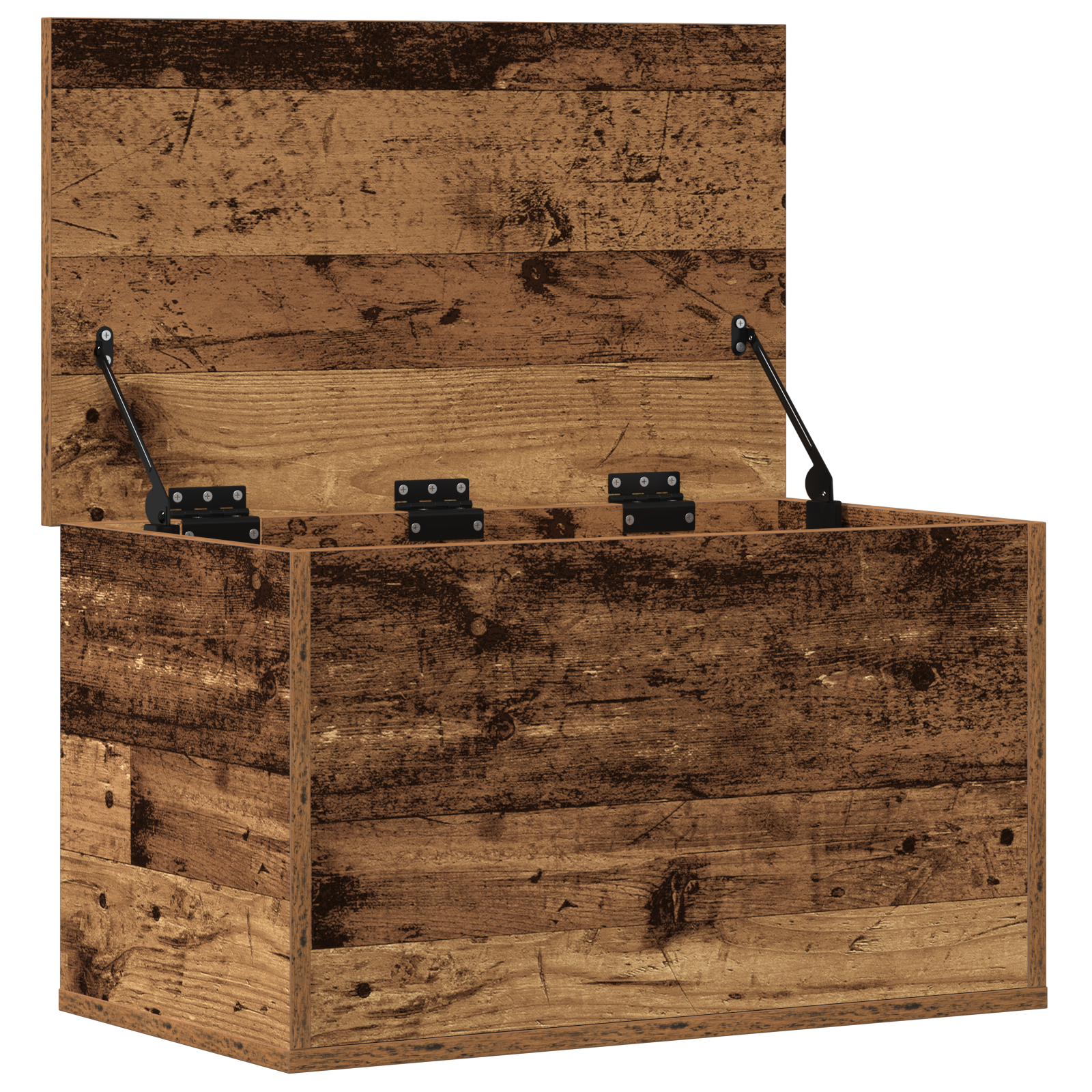 Storage Box Old Wood 60x35x35 cm Made of Engineered Wood - Image 5