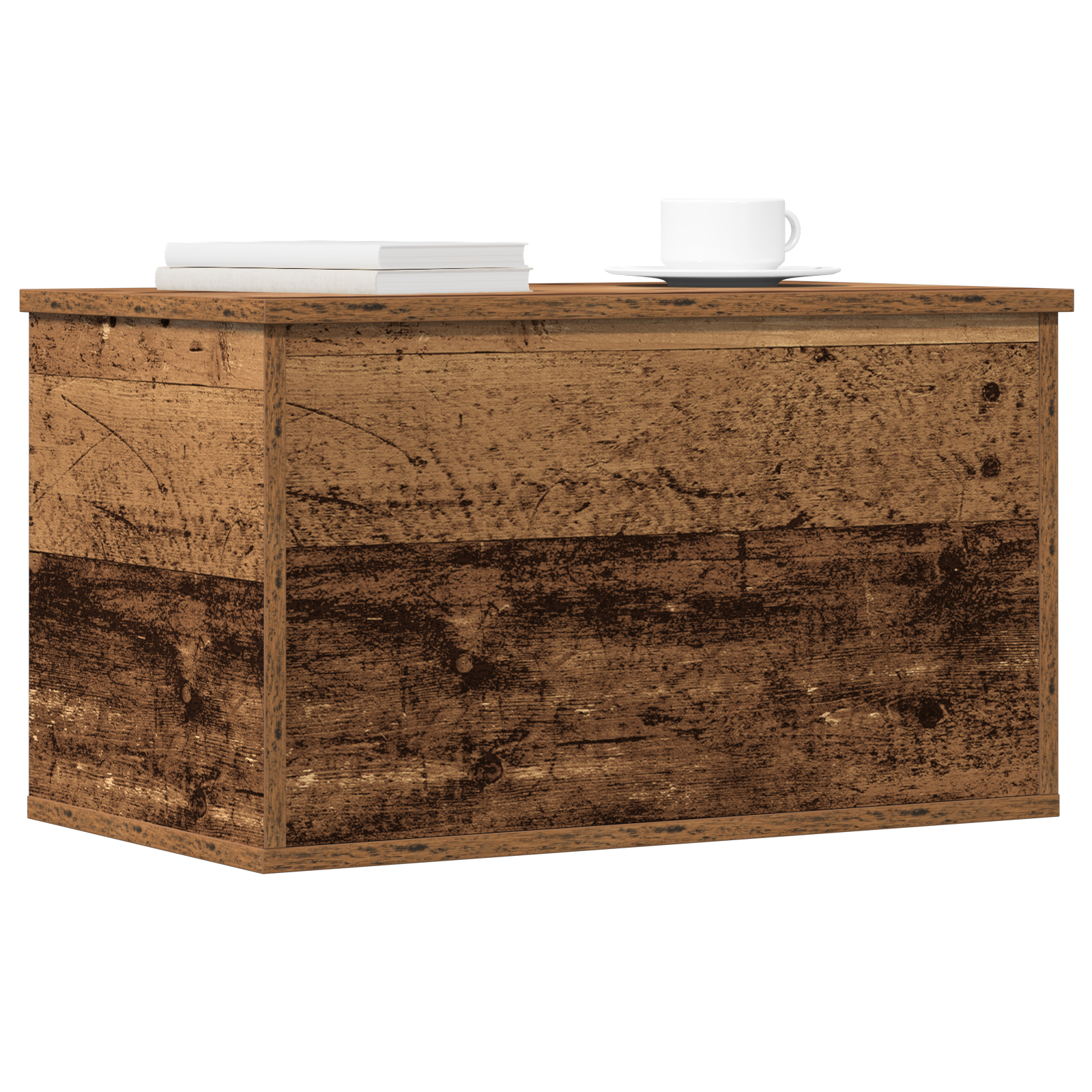 Storage Box Old Wood 60x35x35 cm Made of Engineered Wood - Image 3