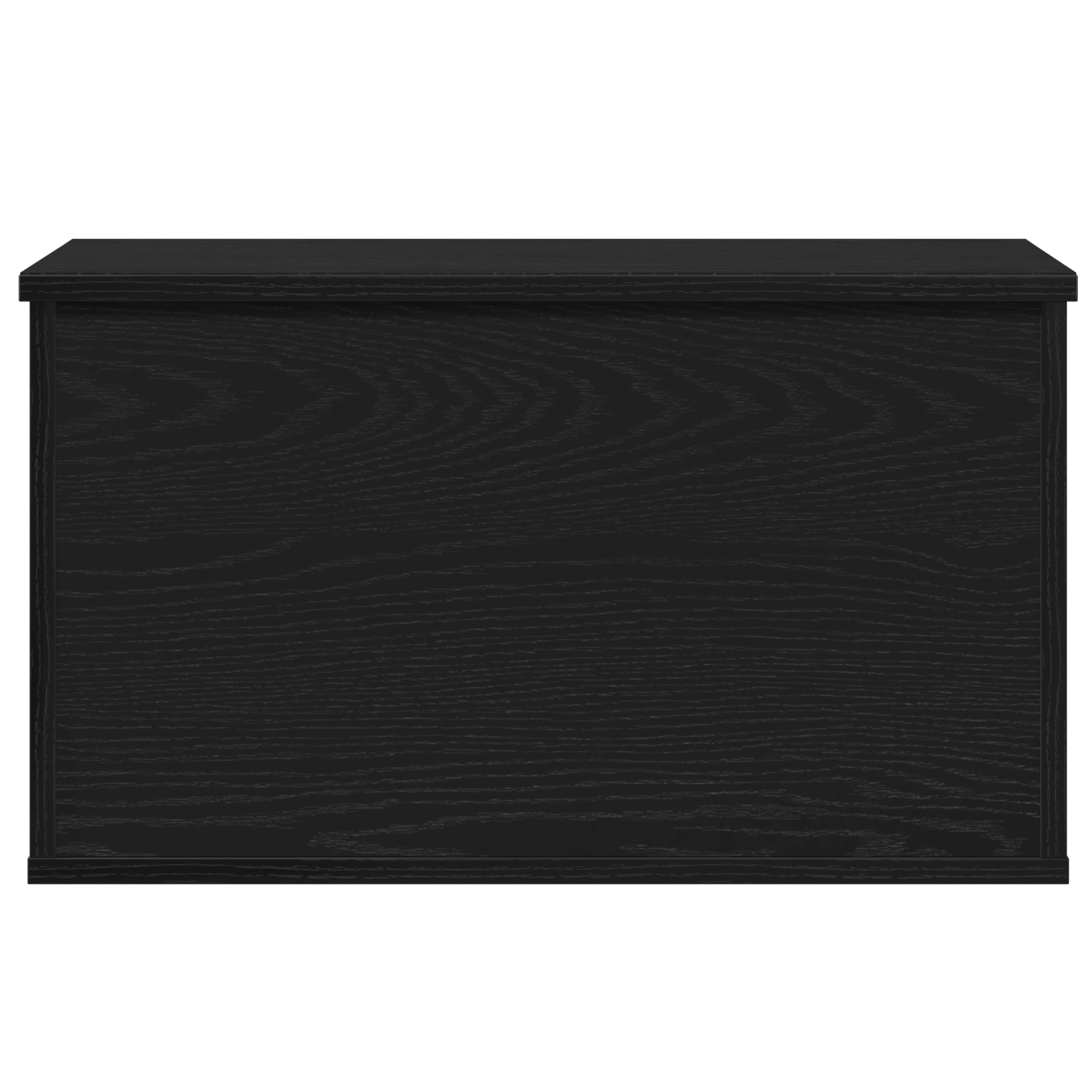 Storage Box with Lid Black Oak 60x35x35 cm Engineered Wood - Image 7