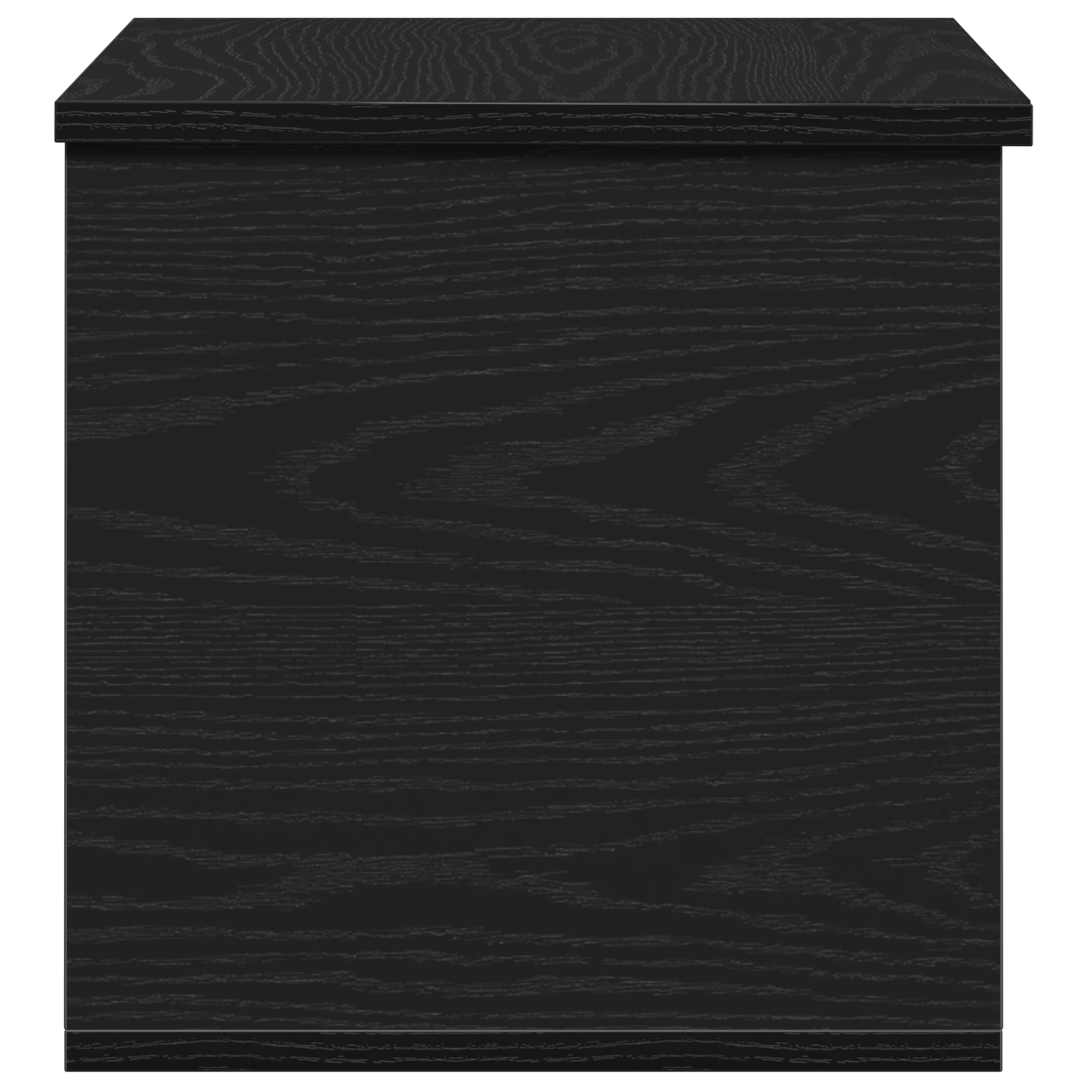 Storage Box with Lid Black Oak 60x35x35 cm Engineered Wood - Image 8