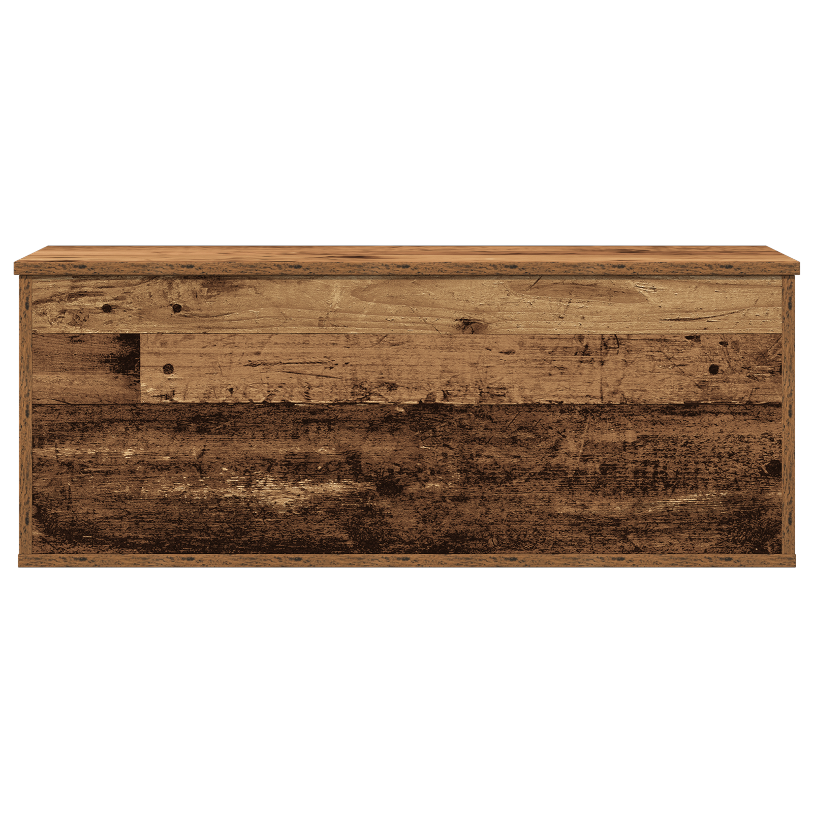 Storage Box Old Wood 90x35x35 cm Made from Engineered Wood - Image 6