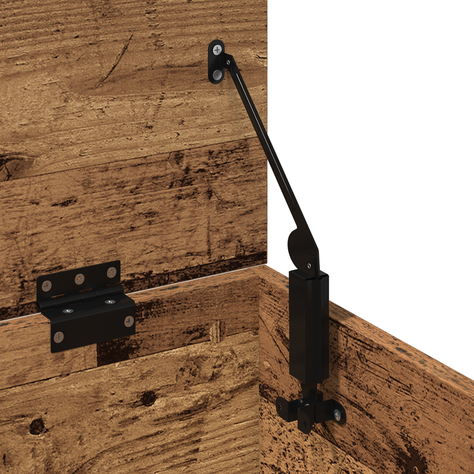 Storage Box - Old Wood, 102x35x35 cm, Made from Engineered Wood - Image 9