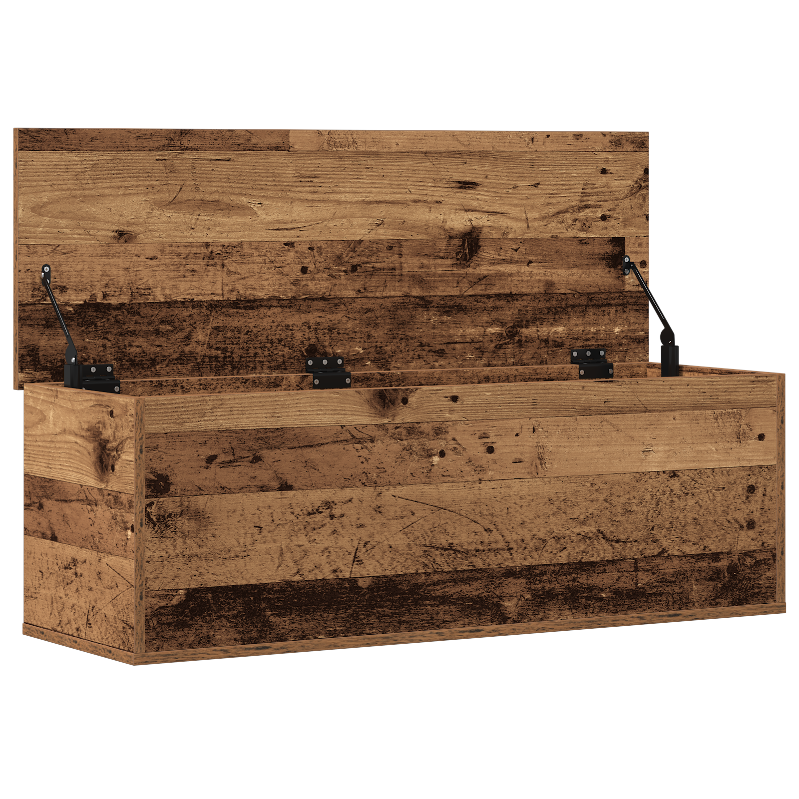 Storage Box - Old Wood, 102x35x35 cm, Made from Engineered Wood - Image 5
