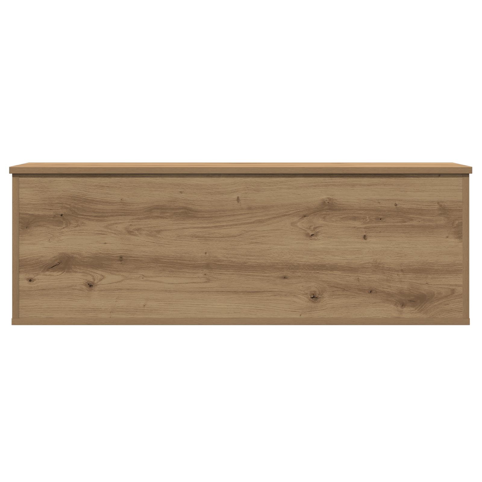Artisan Oak Storage Box 102x35x35 cm Made of Engineered Wood - Image 6