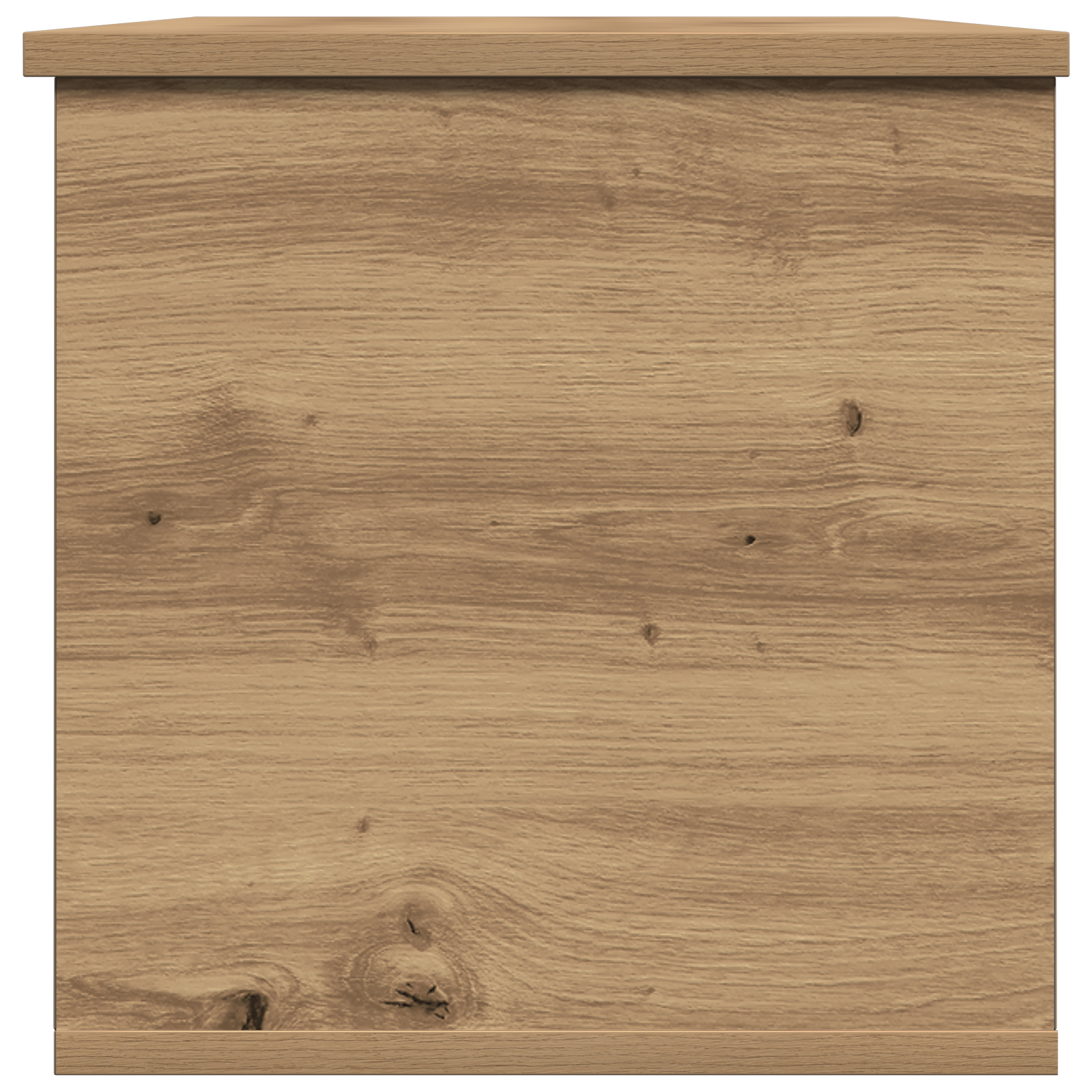 Artisan Oak Storage Box 102x35x35 cm Made of Engineered Wood - Image 7