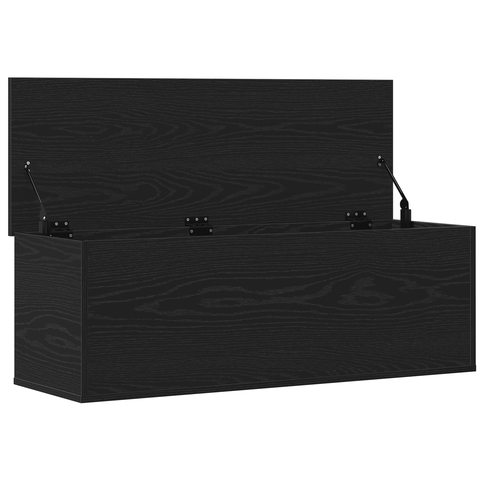 Storage Box in Black Oak - 102x35x35 cm, Made from Engineered Wood - Image 5