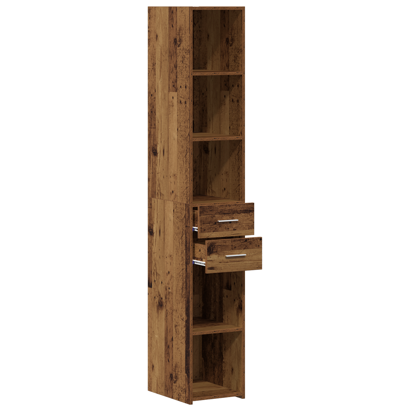 Highboard Old Wood 30x42,5x185 cm Engineered Wood - Image 5