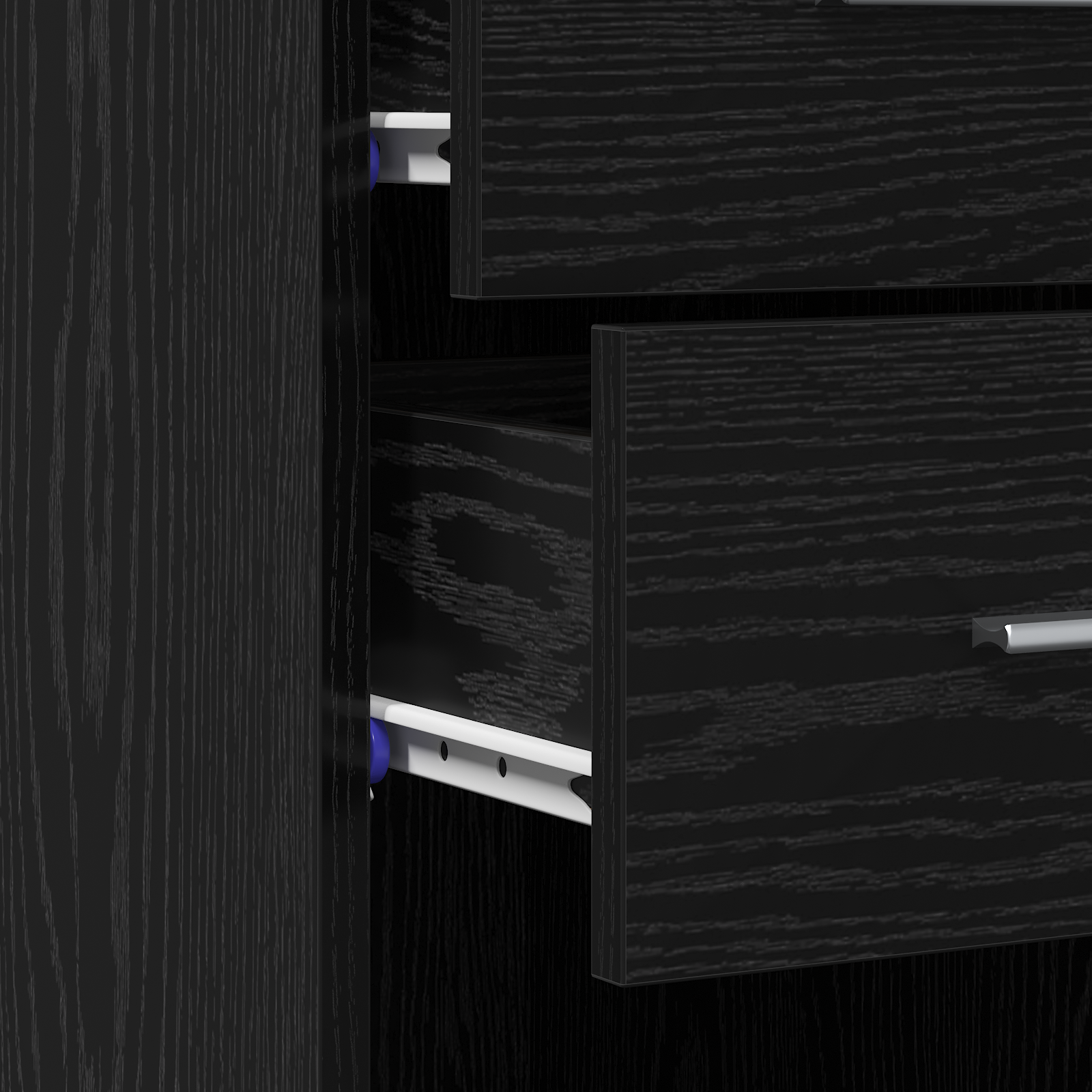 Highboard Black Oak 30x42,5x185 cm Engineered Wood - Image 9